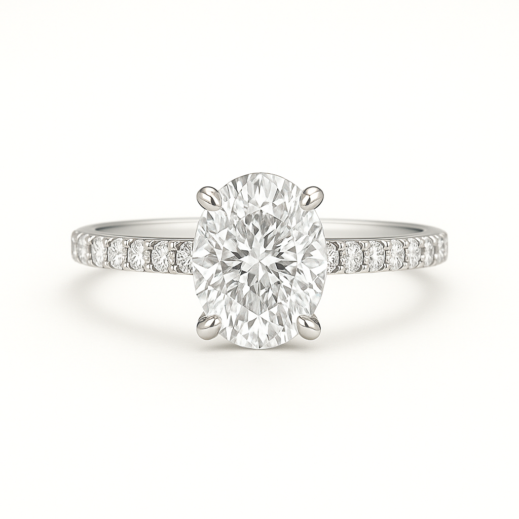 1.20ct Dahlia Oval Diamond Ring