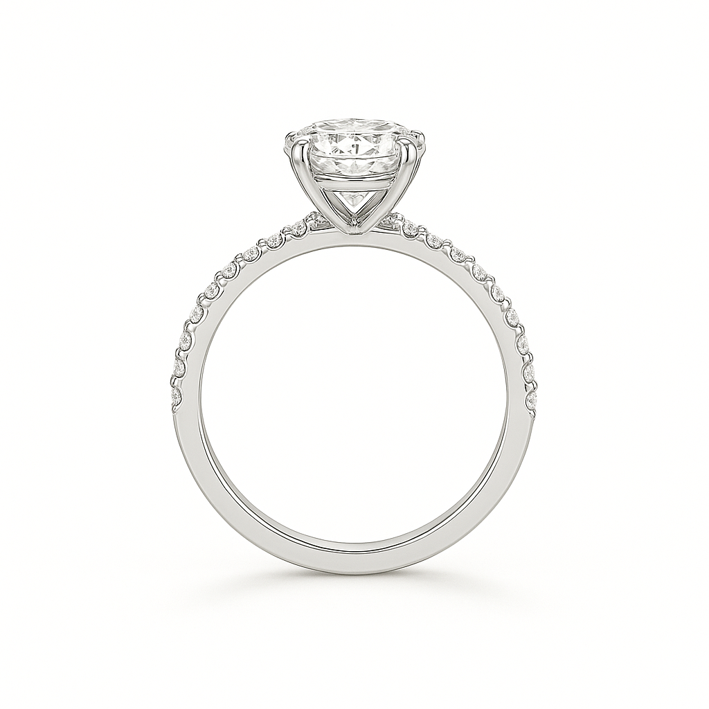 1.20ct Dahlia Oval Diamond Ring