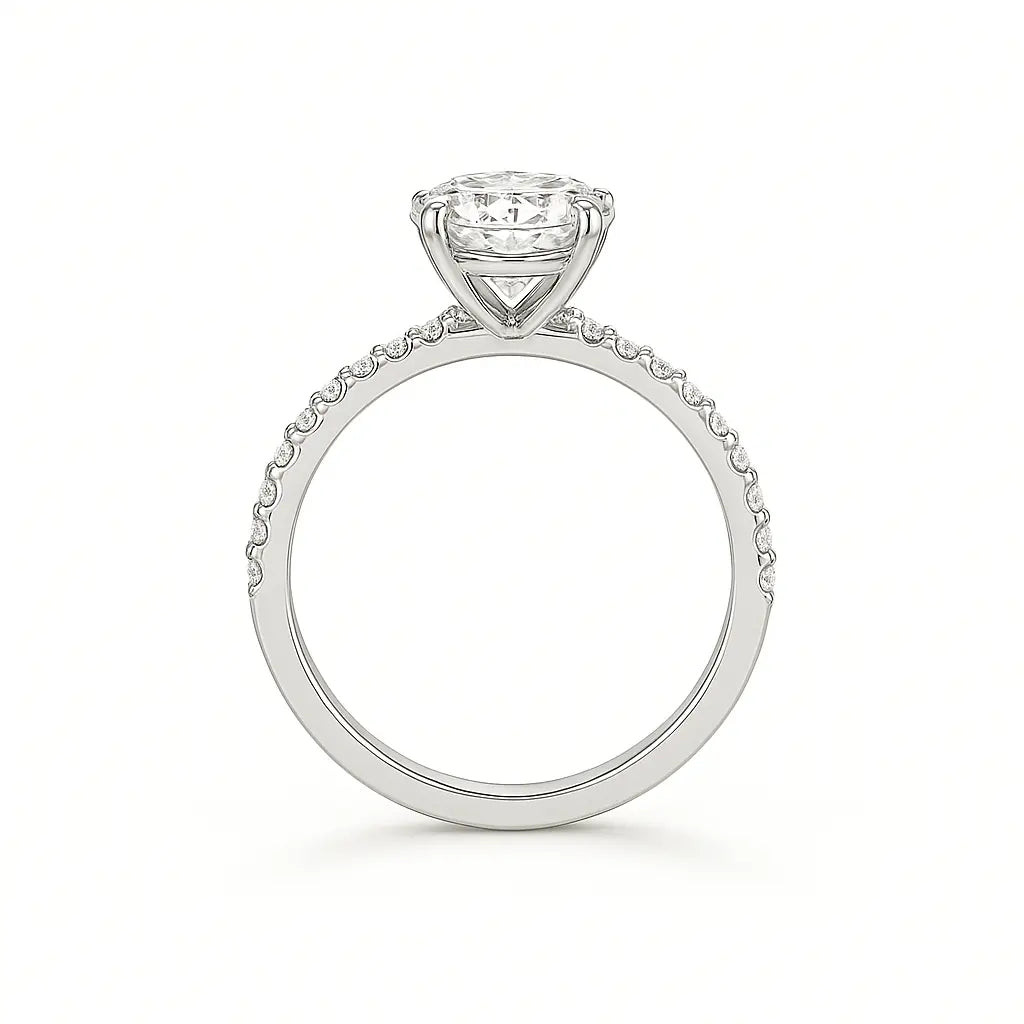1.20ct Dahlia Oval Diamond Ring Chloe's Jewellers