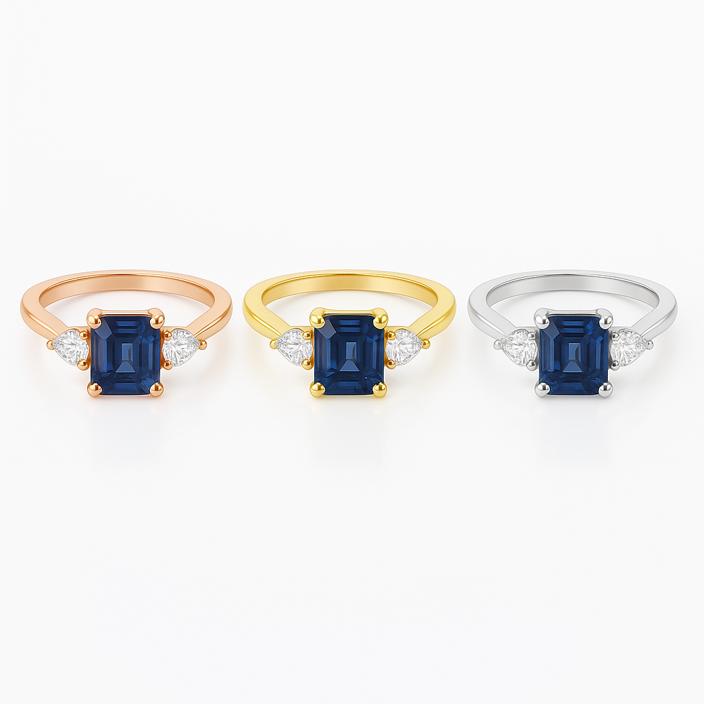Bluebell Sapphire & Diamond Ring