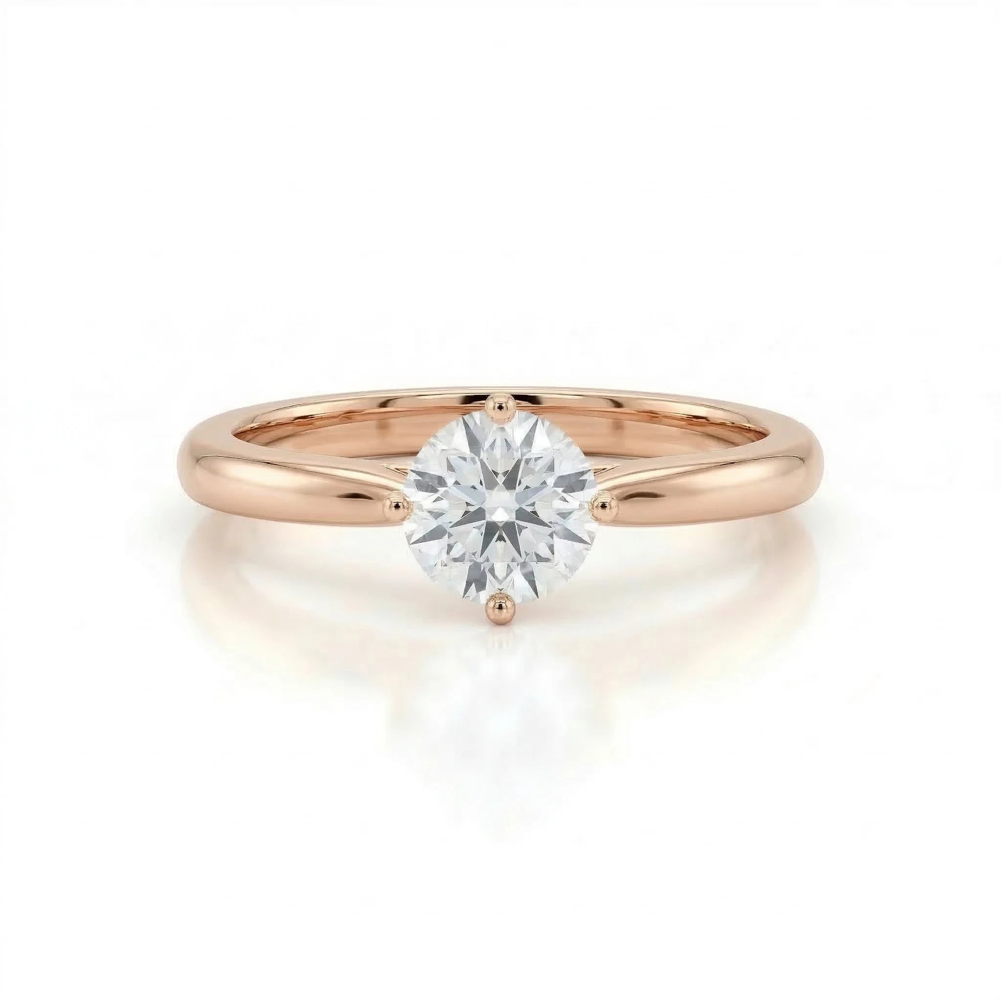 0.31ct GIA Round cut Natural Diamond Solitaire Setting Engagement Ring Chloe's Jewellers