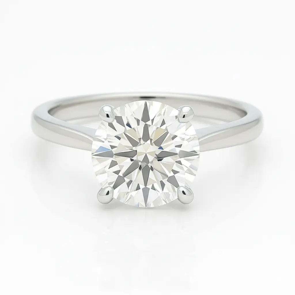 Engagement ring | Wedding ring | 18k yellow gold ring | Single stone ring | Natural diamond ring Chloe's Jewellers