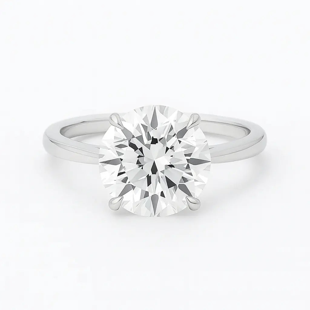 Engagement ring | Wedding ring | Platinum ring | Single stone ring | Natural diamond ring Chloe's Jewellers