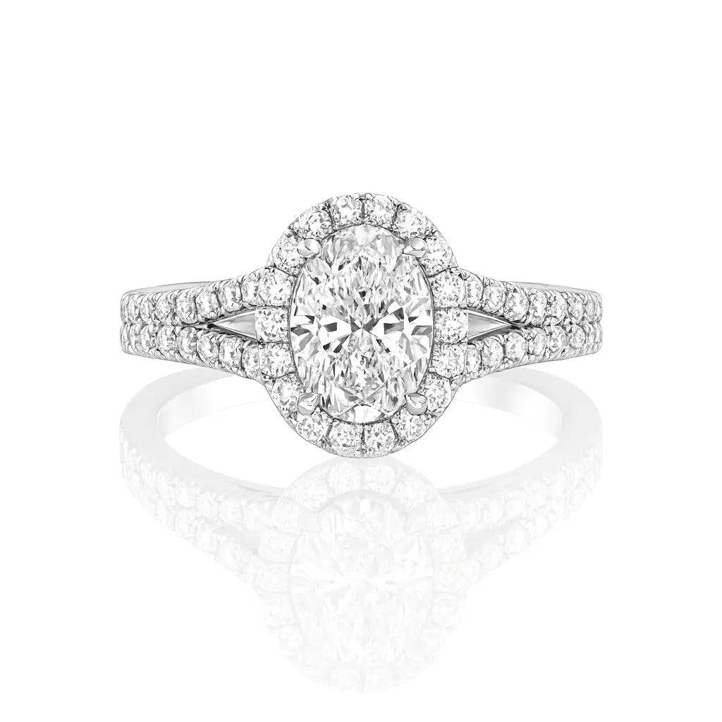 Freesia Oval Diamond Ring Chloe's Jewellers