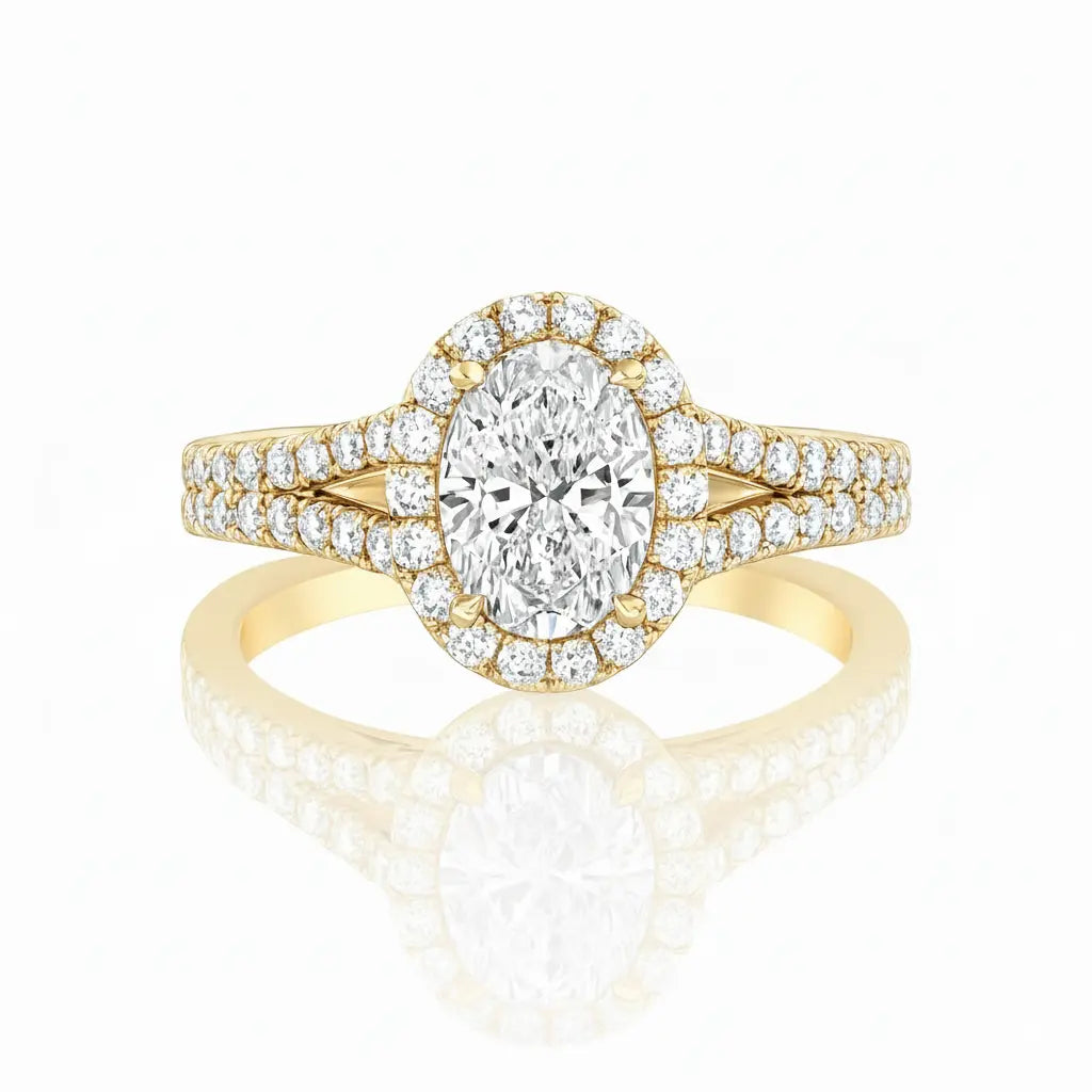 Freesia Oval Diamond Ring Chloe's Jewellers