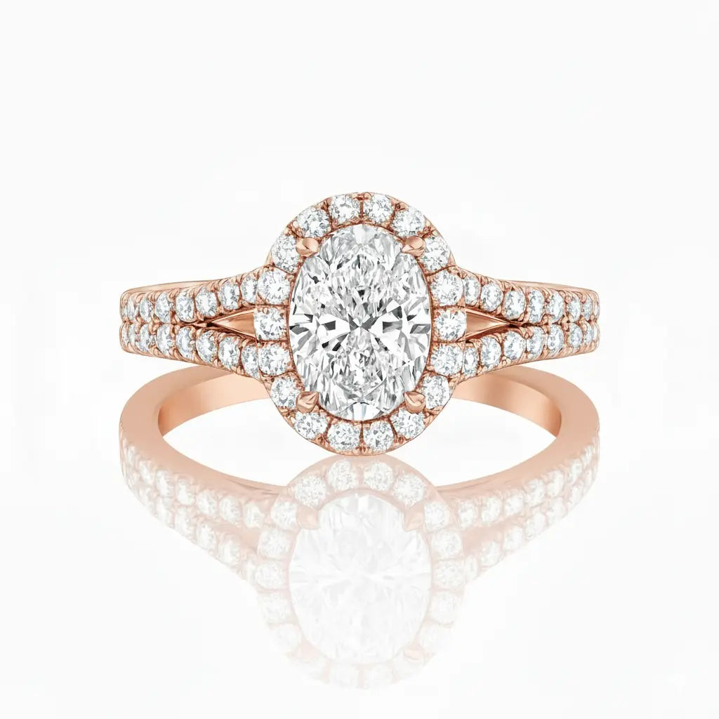 Freesia Oval Diamond Ring Chloe's Jewellers