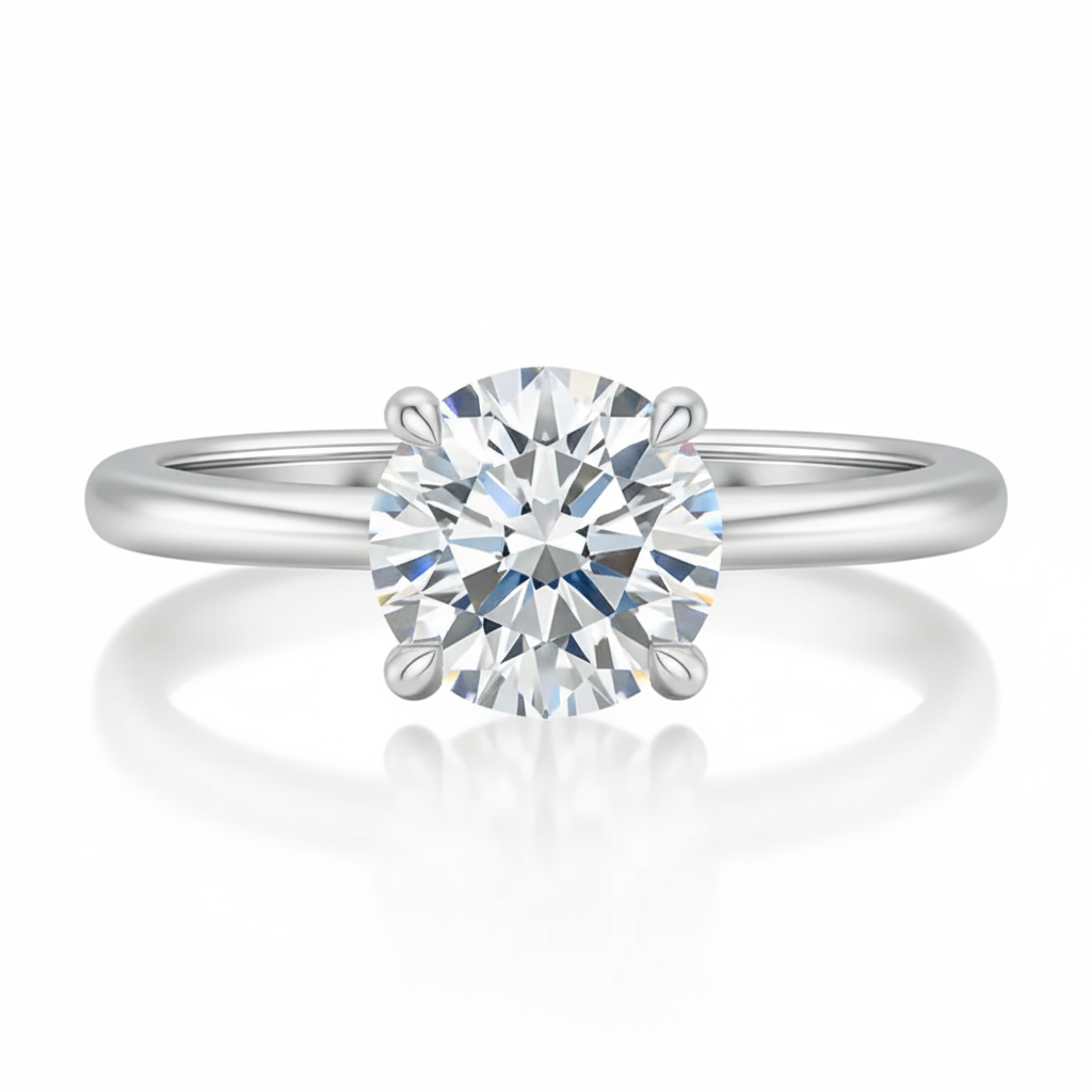 Engagement ring | Wedding ring | 18k Yellow gold wedding ring | Solid gold ring | Diamond ring