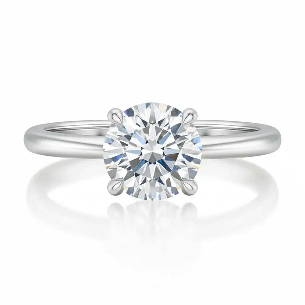 Engagement ring | Wedding ring | 18k Yellow gold wedding ring | Solid gold ring | Diamond ring Chloe's Jewellers
