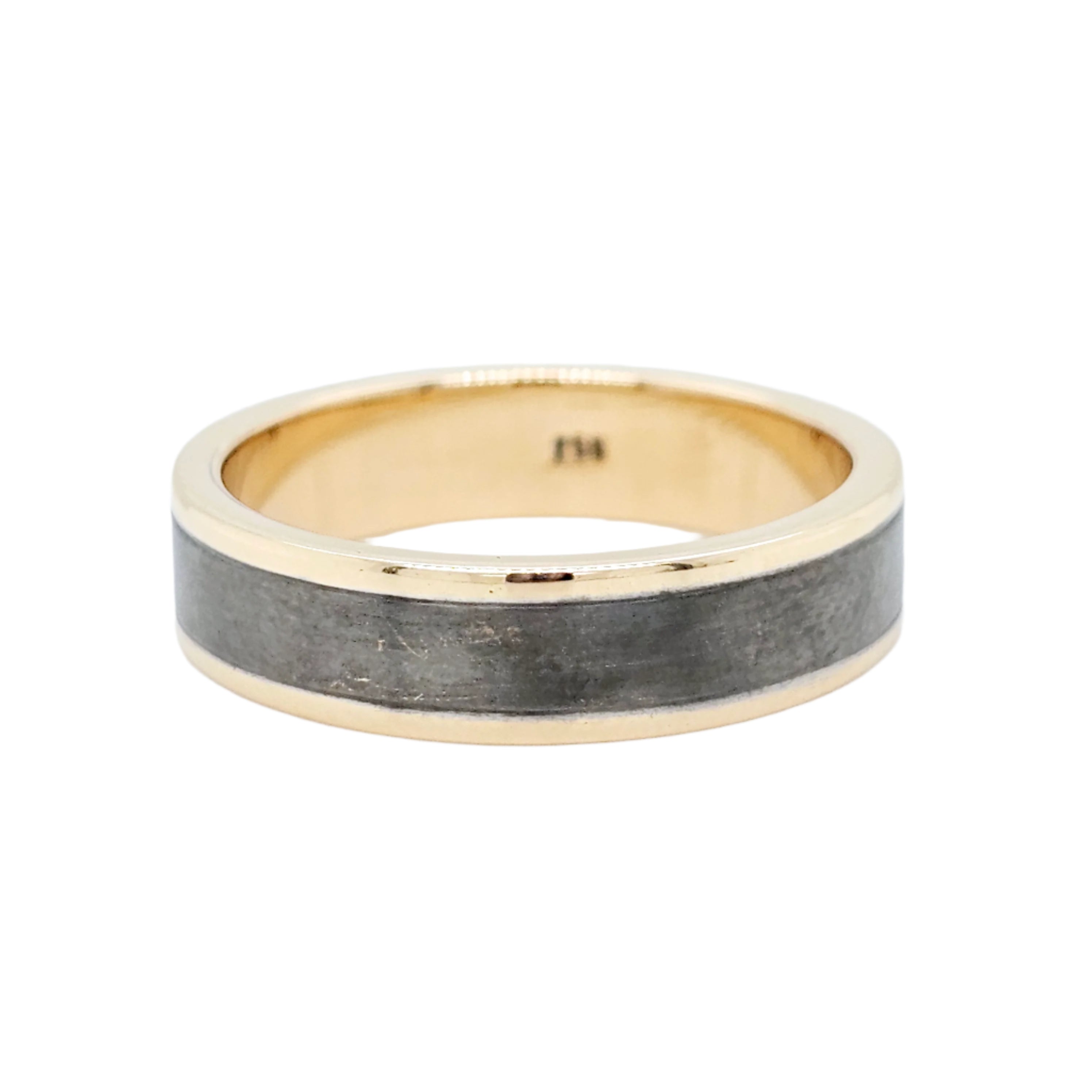 Mens bands rings | Men's wedding band | Size Q | Black Rhodium | 5.00 mm Chloe's Jewellers