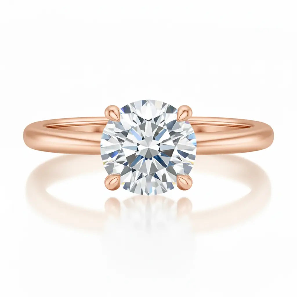 Engagement ring | Wedding ring | 18k Yellow gold wedding ring | Solid gold ring | Diamond ring Chloe's Jewellers