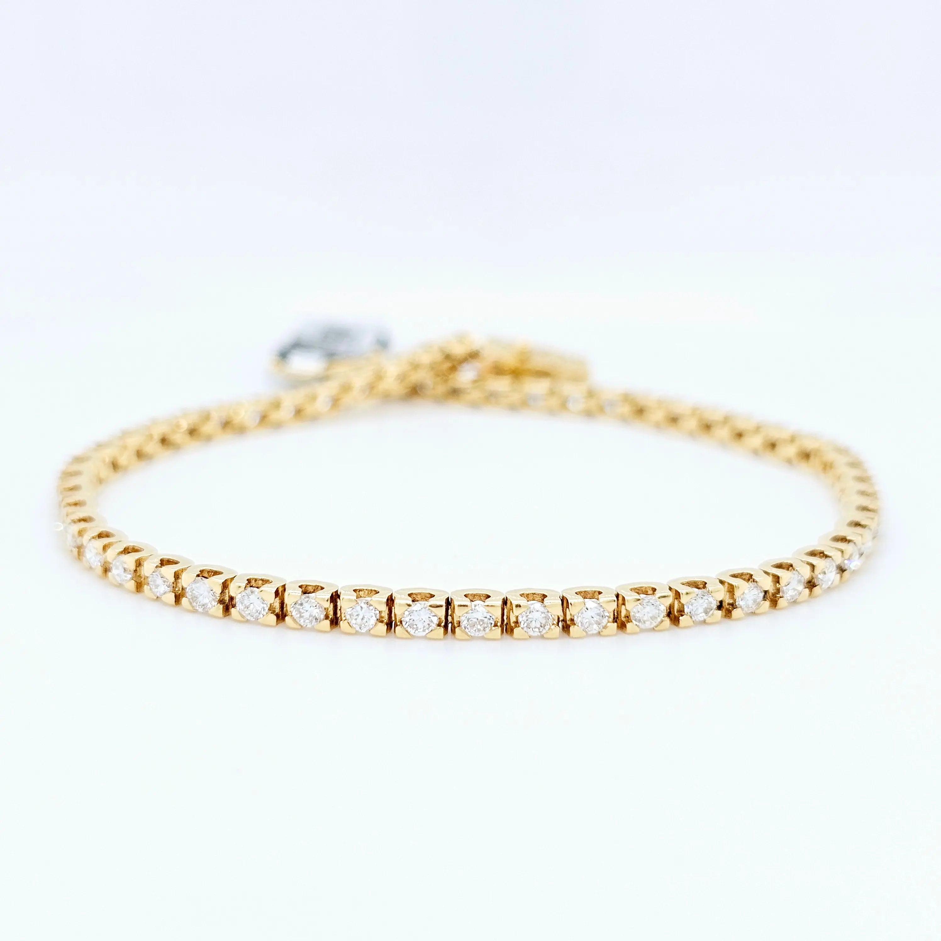 Gold tennis bracelet | Diamond tennis bracelet | Yellow gold bracelet Chloe's Jewellers
