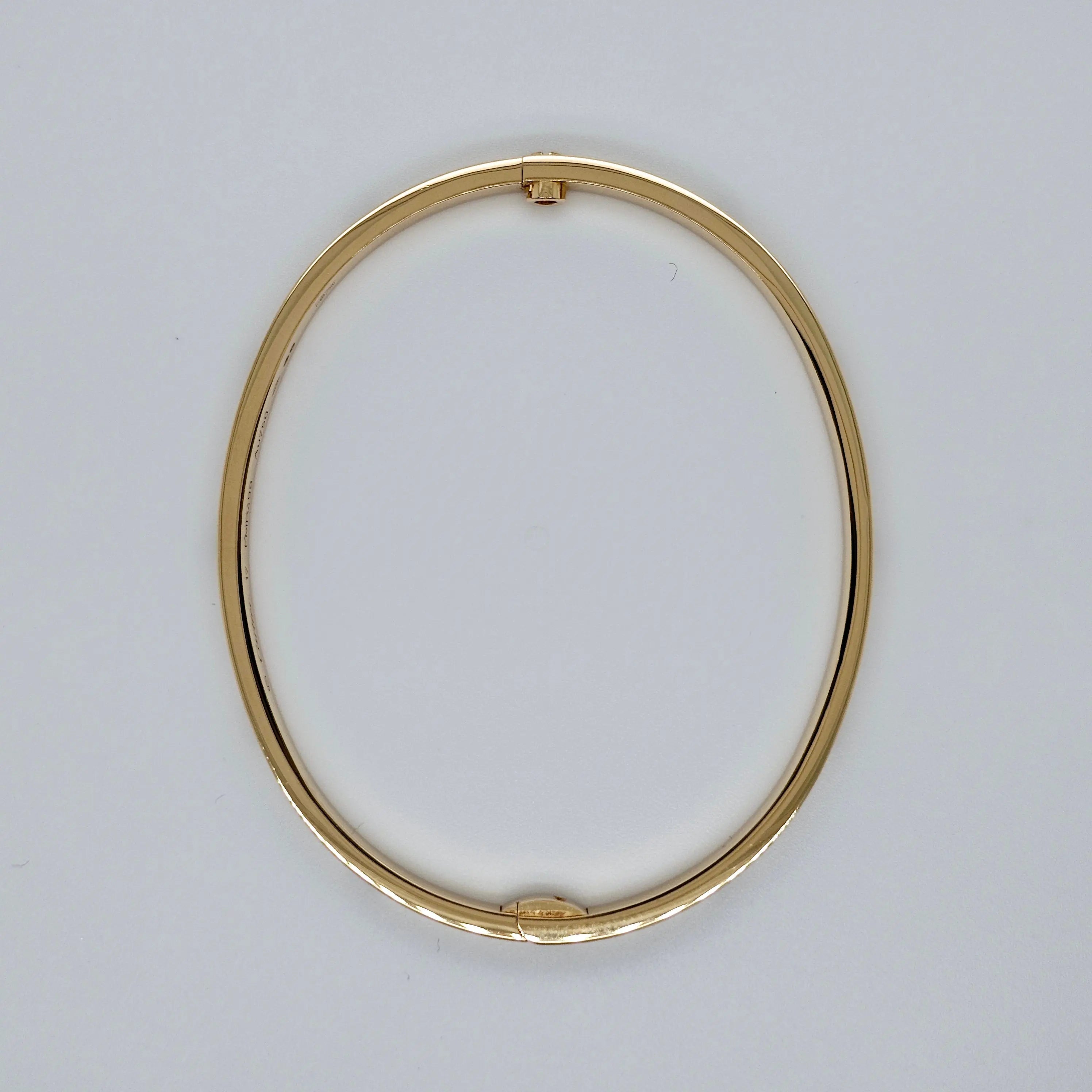Pre-Owned | Size - 17 / 18ct Yellow Gold Cartier Love Bracelet diamonds Chloe's Jewellers