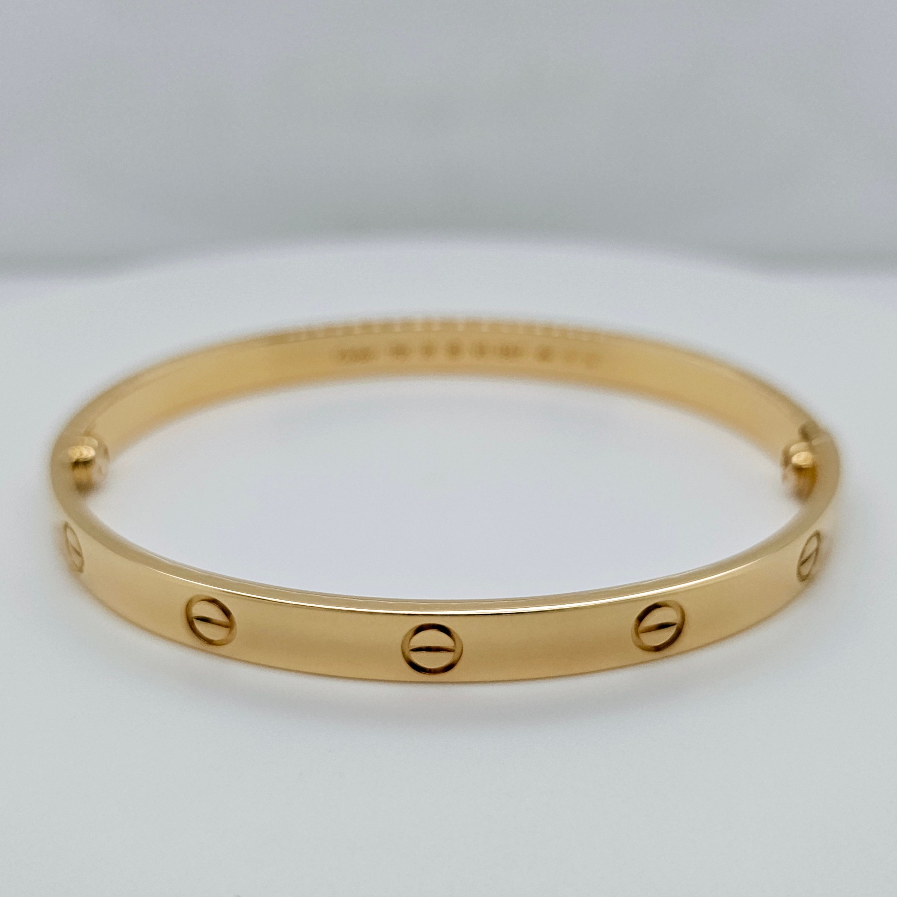 Pre-Owned | Size - 20 / 18ct Yellow Gold Cartier Love Bracelet