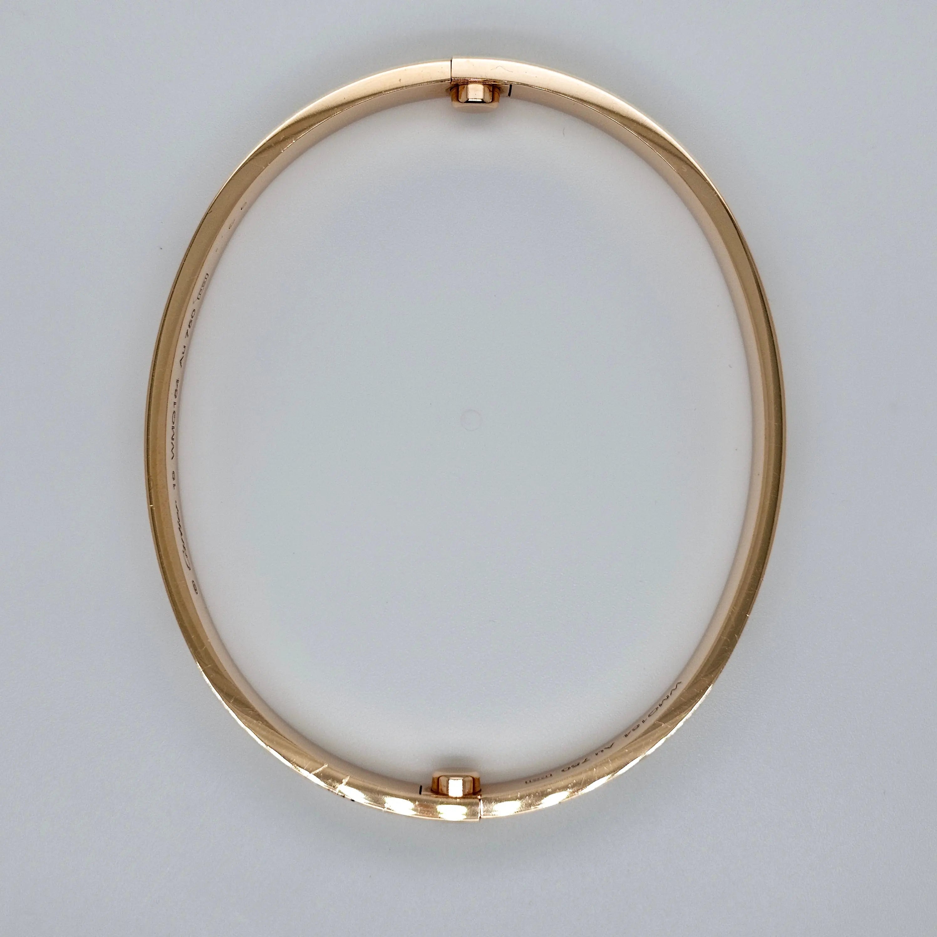 Pre-Owned | Size - 19 / 18ct Rose Gold Cartier Love Bracelet Chloe's Jewellers