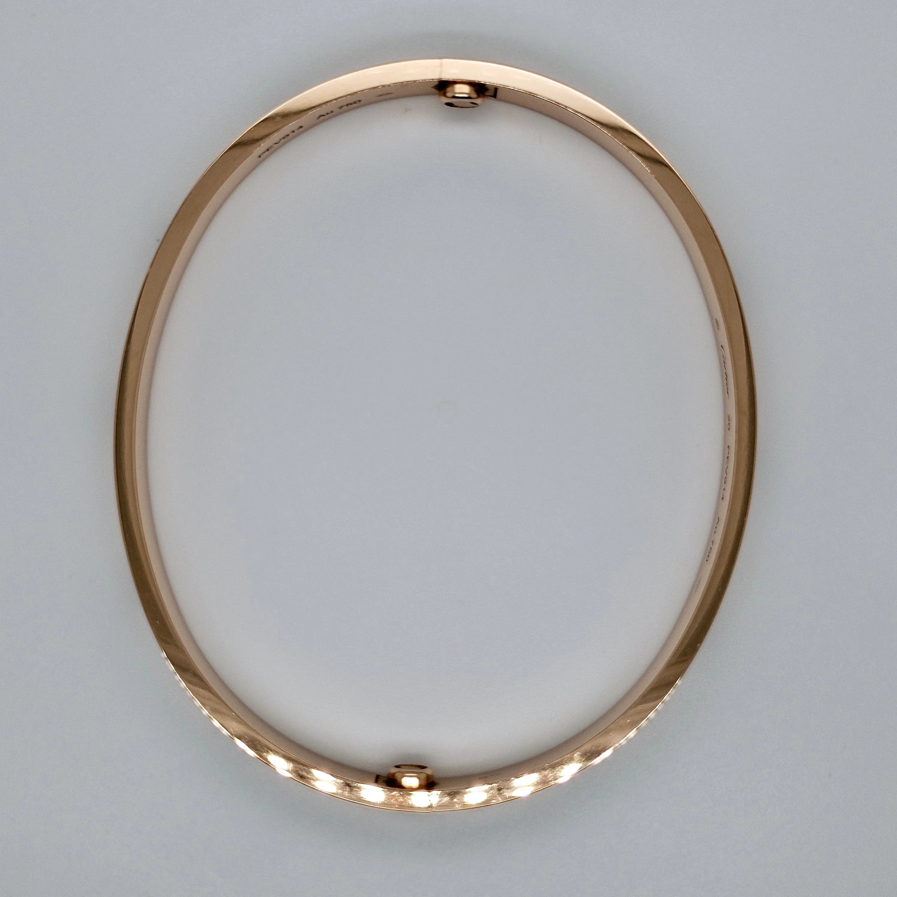 Pre-Owned | Size - 20 / 18ct Rose Gold Cartier Love Bracelet Chloe's Jewellers