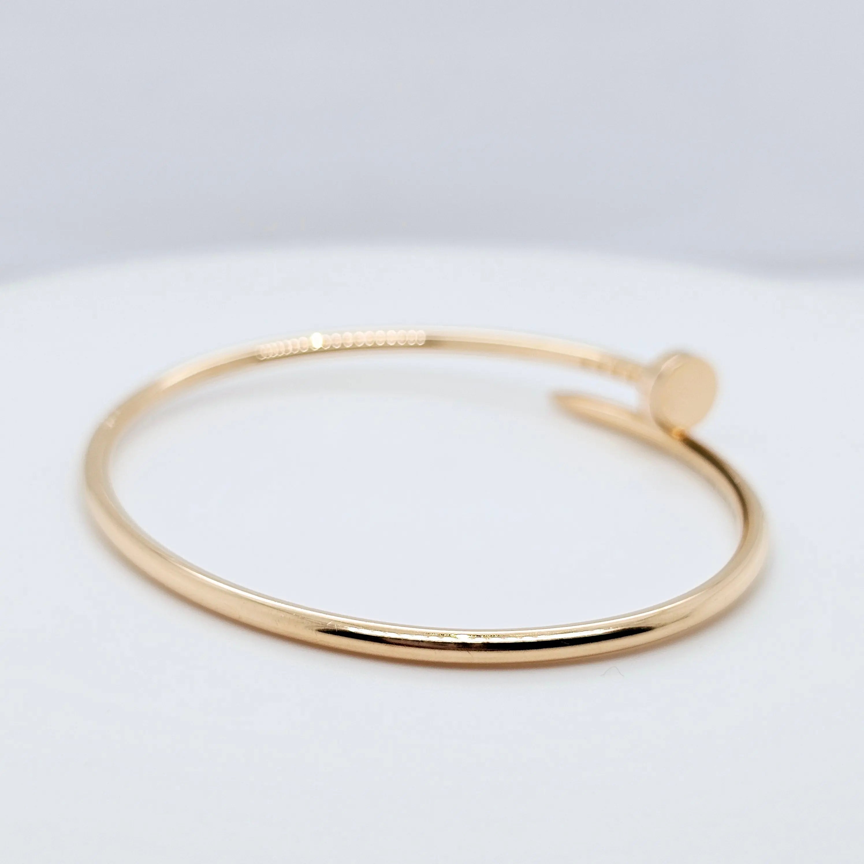 Pre-Owned | Cartier Juste Un Clou Bracelet, 18ct Rose Gold, Small Model, Size 17 Chloe's Jewellers