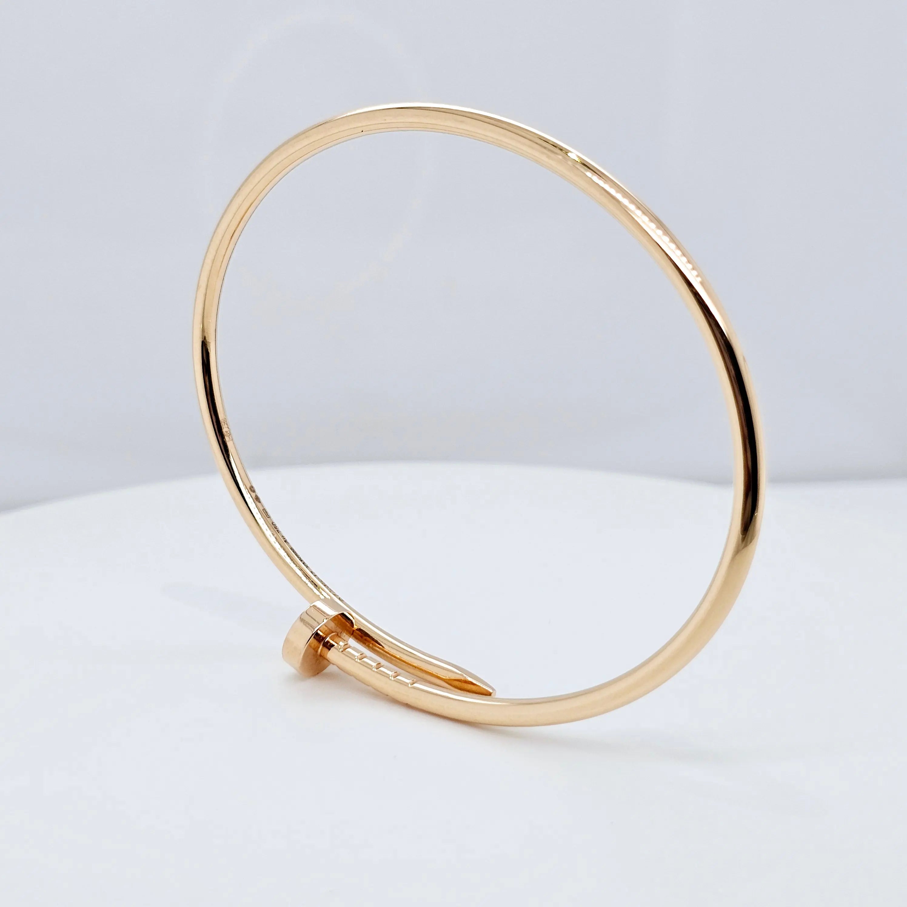 Pre-Owned | Cartier Juste Un Clou Bracelet, 18ct Rose Gold, Small Model, Size 17 Chloe's Jewellers
