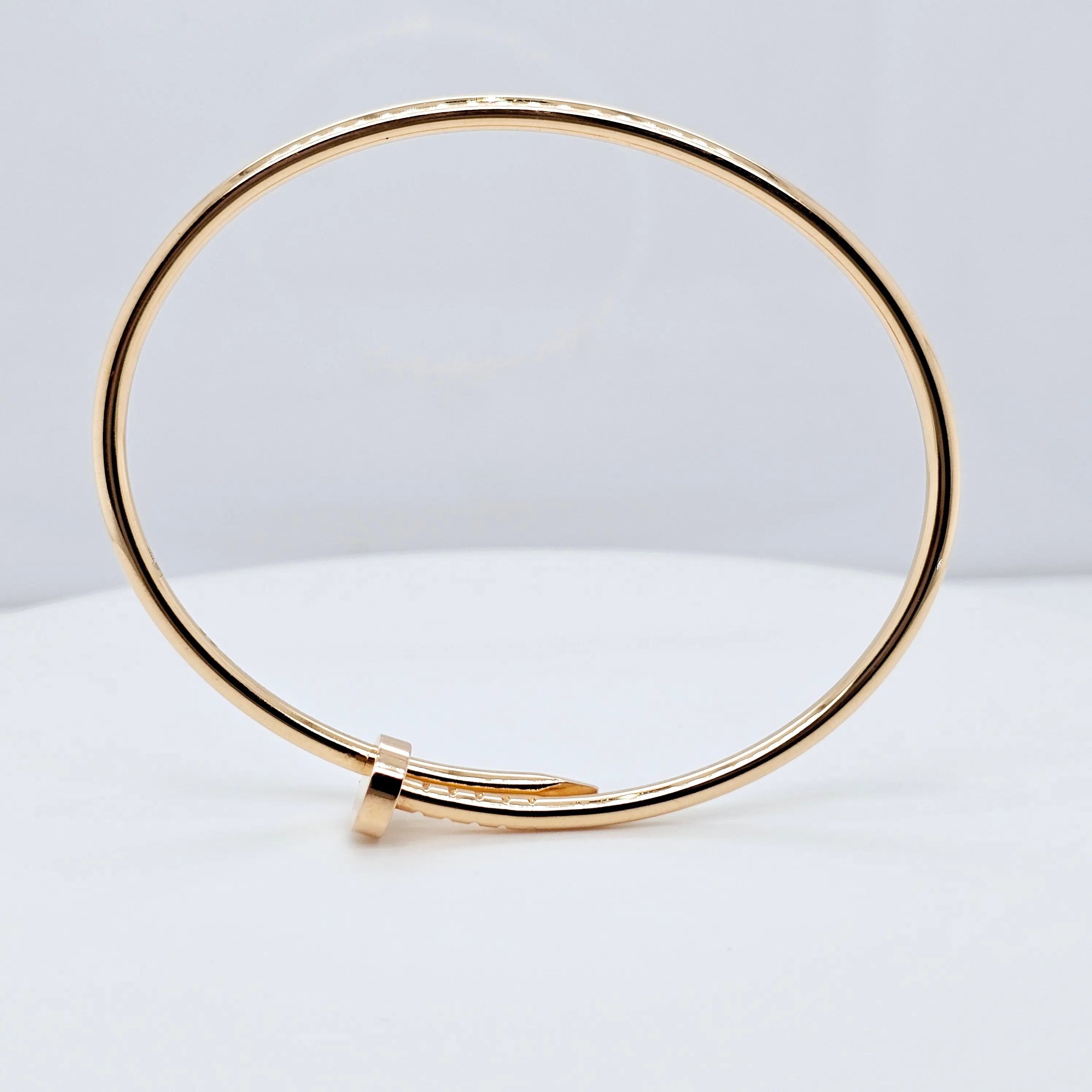 Pre-Owned | Cartier Juste Un Clou Bracelet, 18ct Rose Gold, Small Model, Size 17 Chloe's Jewellers