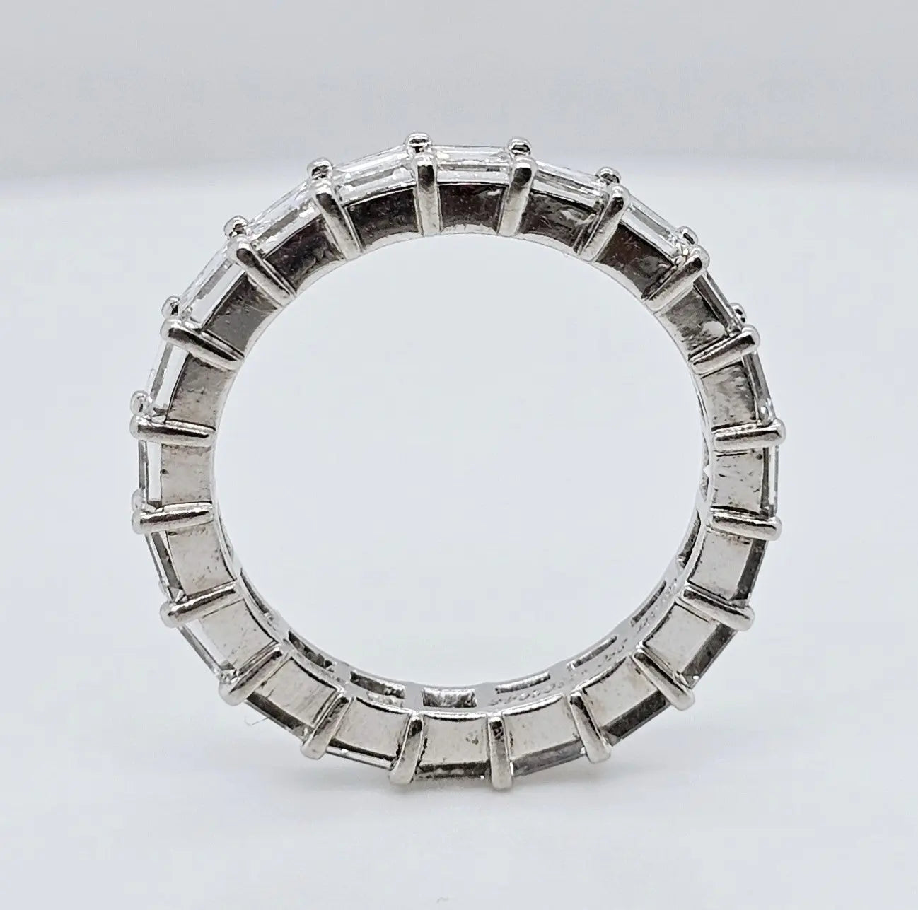Pre-Owned | Cartier Vintage Asscher Cut Diamond Eternity Ring Chloe's Jewellers