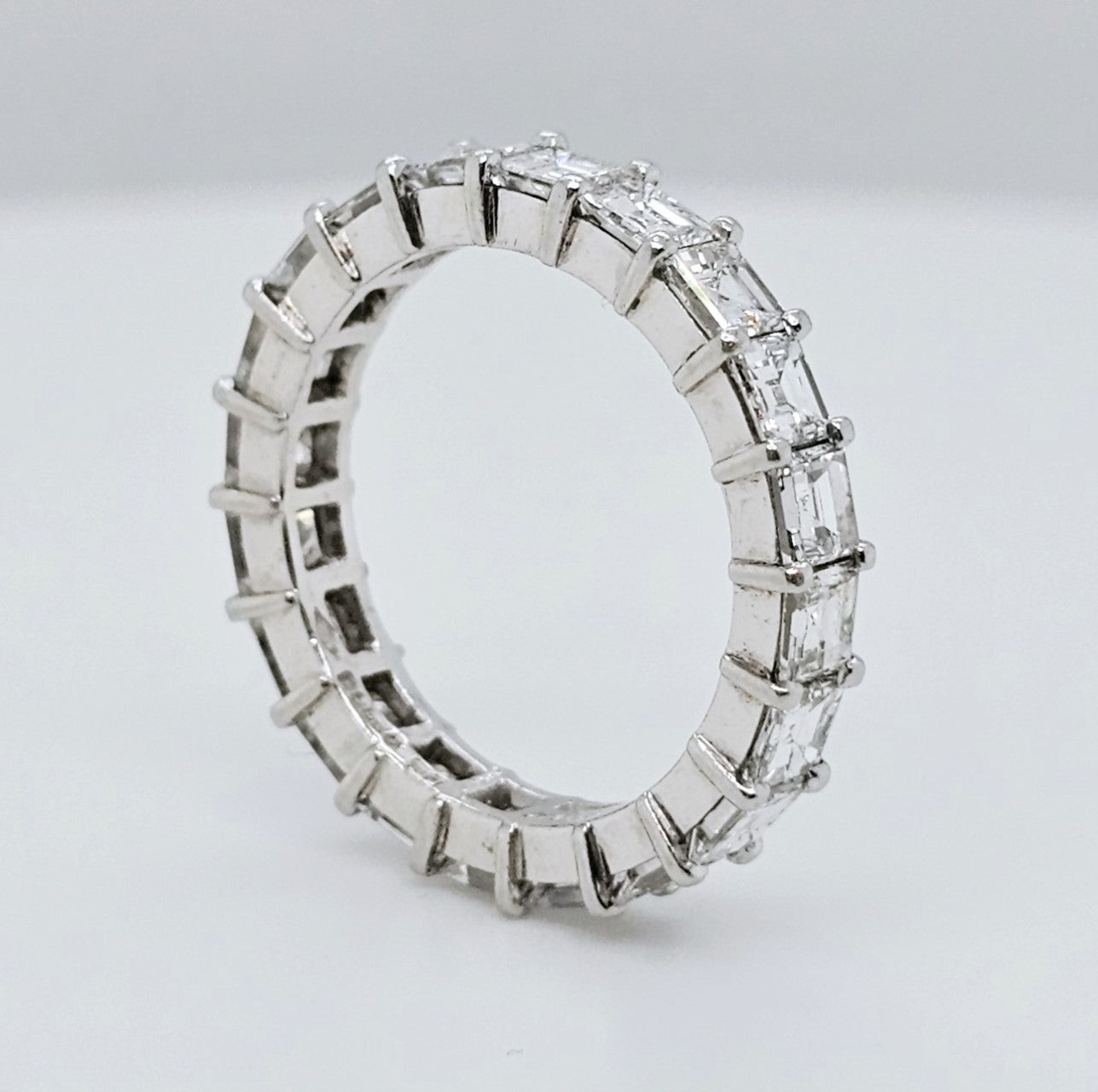 Pre-Owned | Cartier Vintage Asscher Cut Diamond Eternity Ring