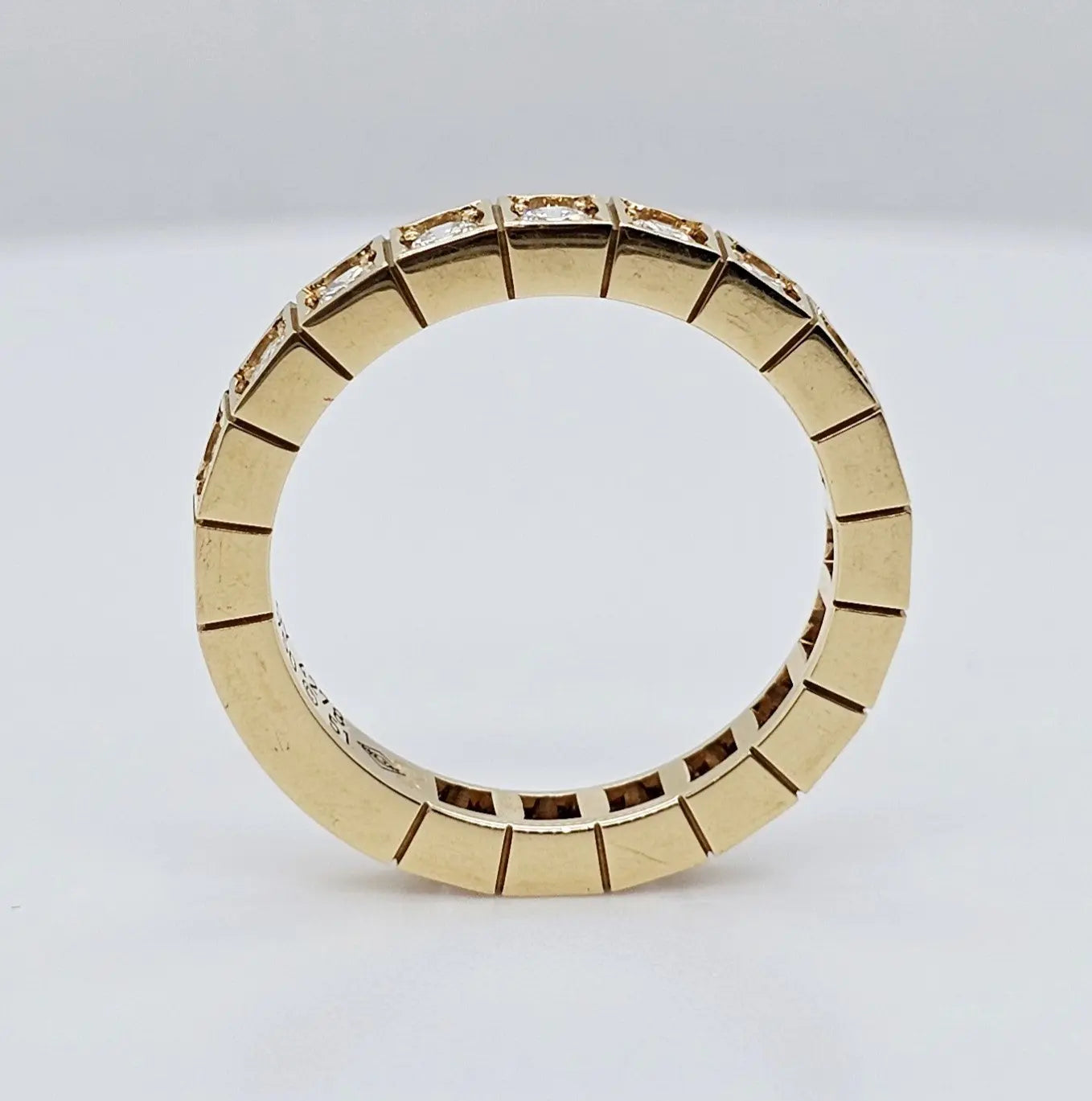 Pre-Owned Cartier 18ct Yellow Gold Lanieres Ring – Round-Cut Diamonds Chloe's Jewellers