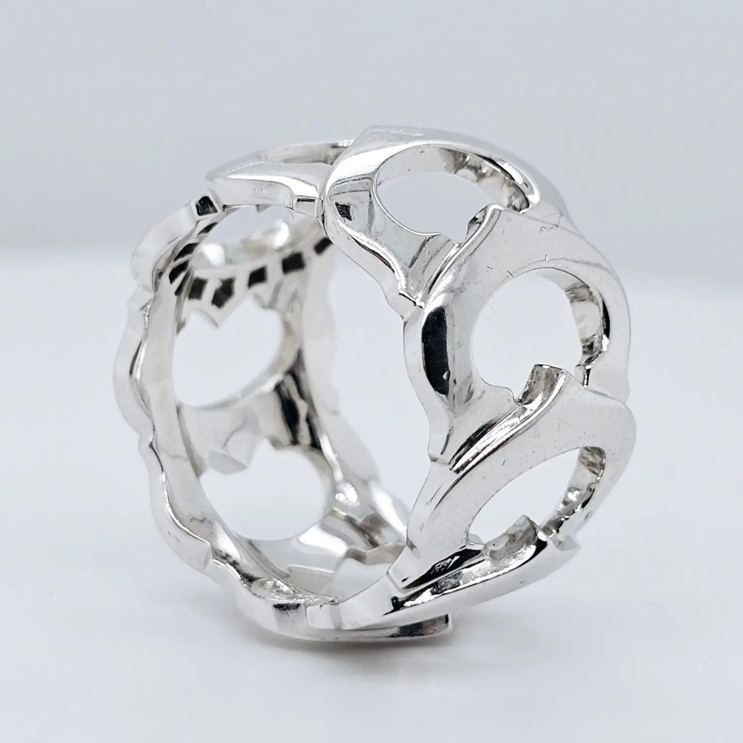 Pre-Owned Cartier 18k White Gold Diamond C De Cartier Ring Chloe's Jewellers