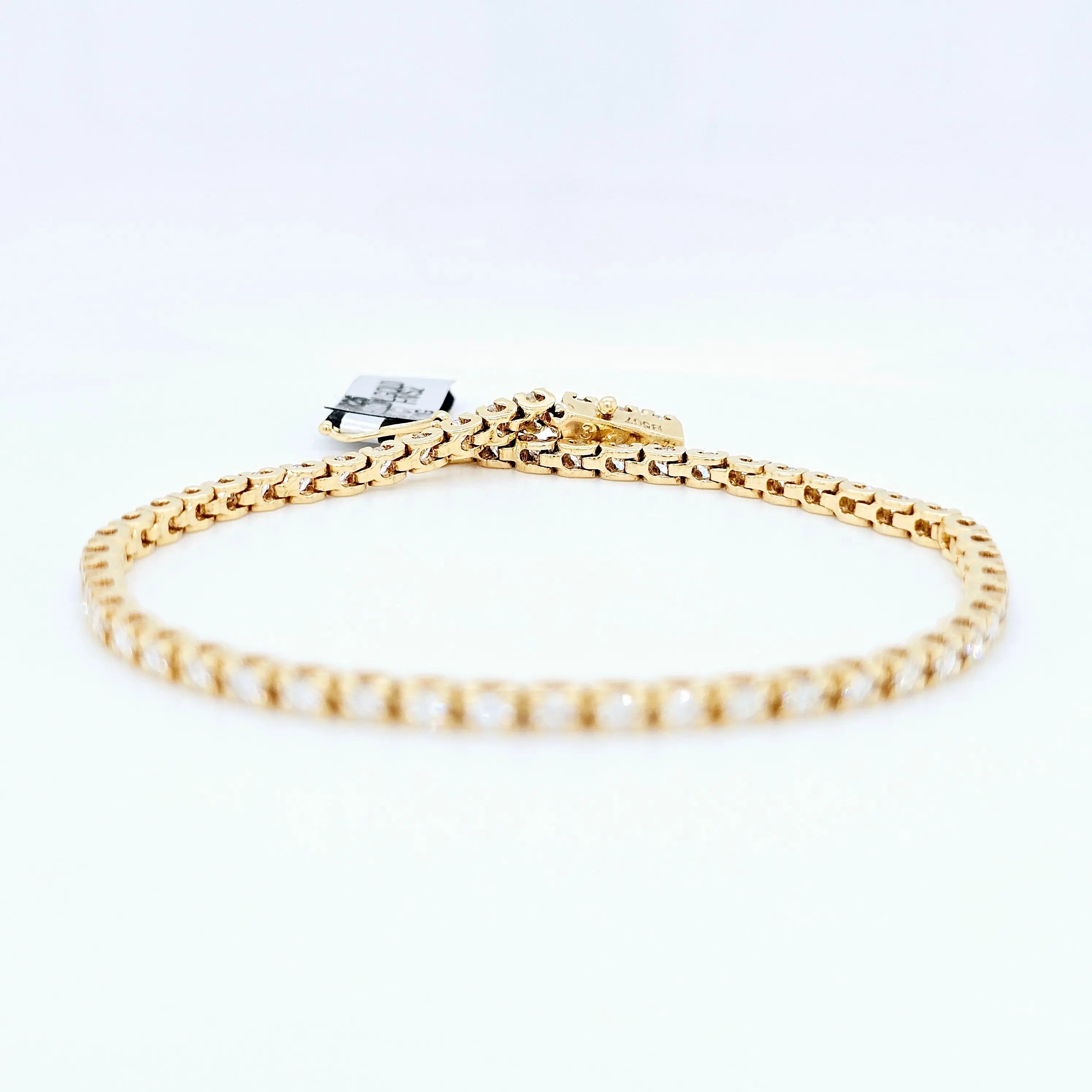 Gold tennis bracelet | Diamond tennis bracelet | Yellow gold bracelet Chloe's Jewellers