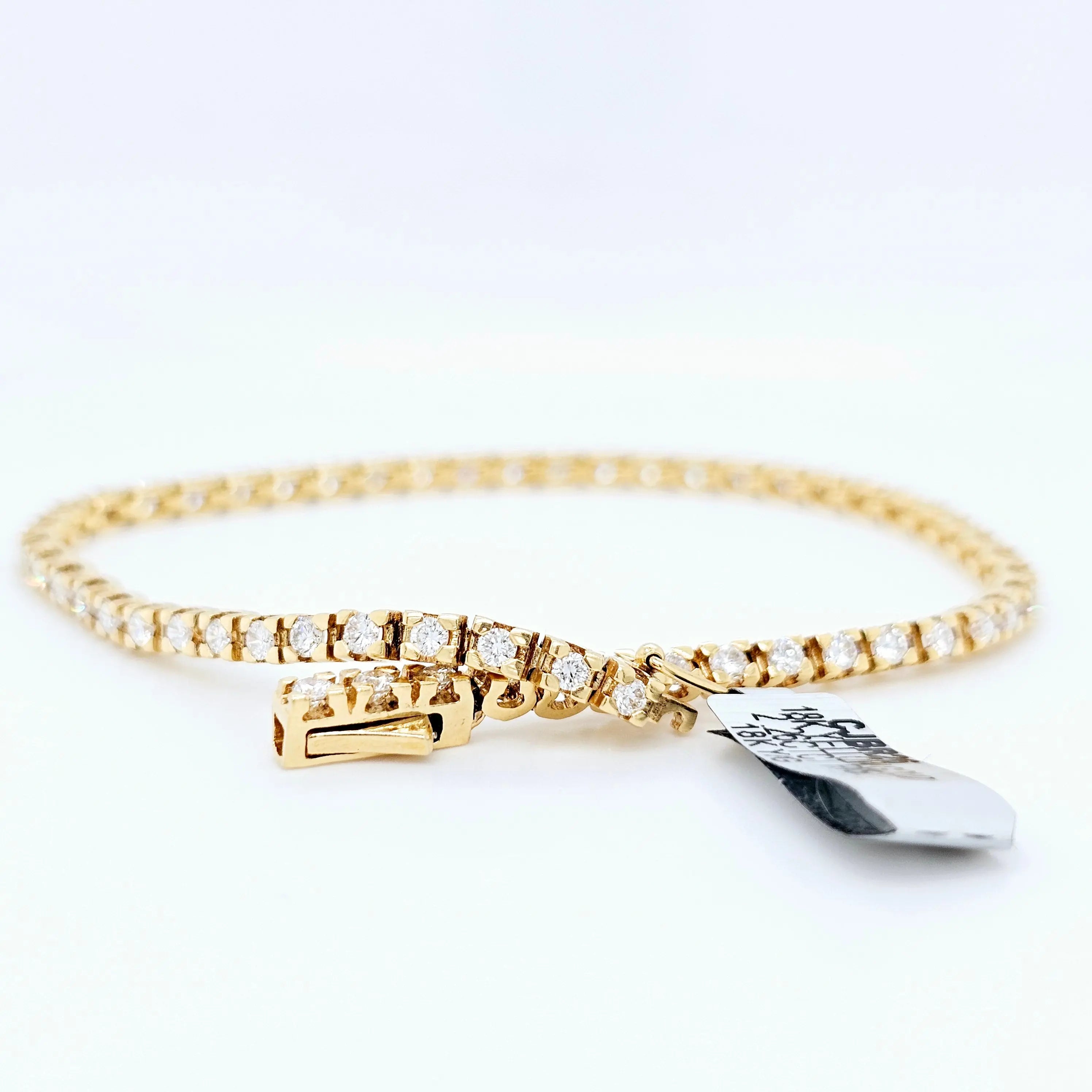 Gold tennis bracelet | Diamond tennis bracelet | Yellow gold bracelet Chloe's Jewellers