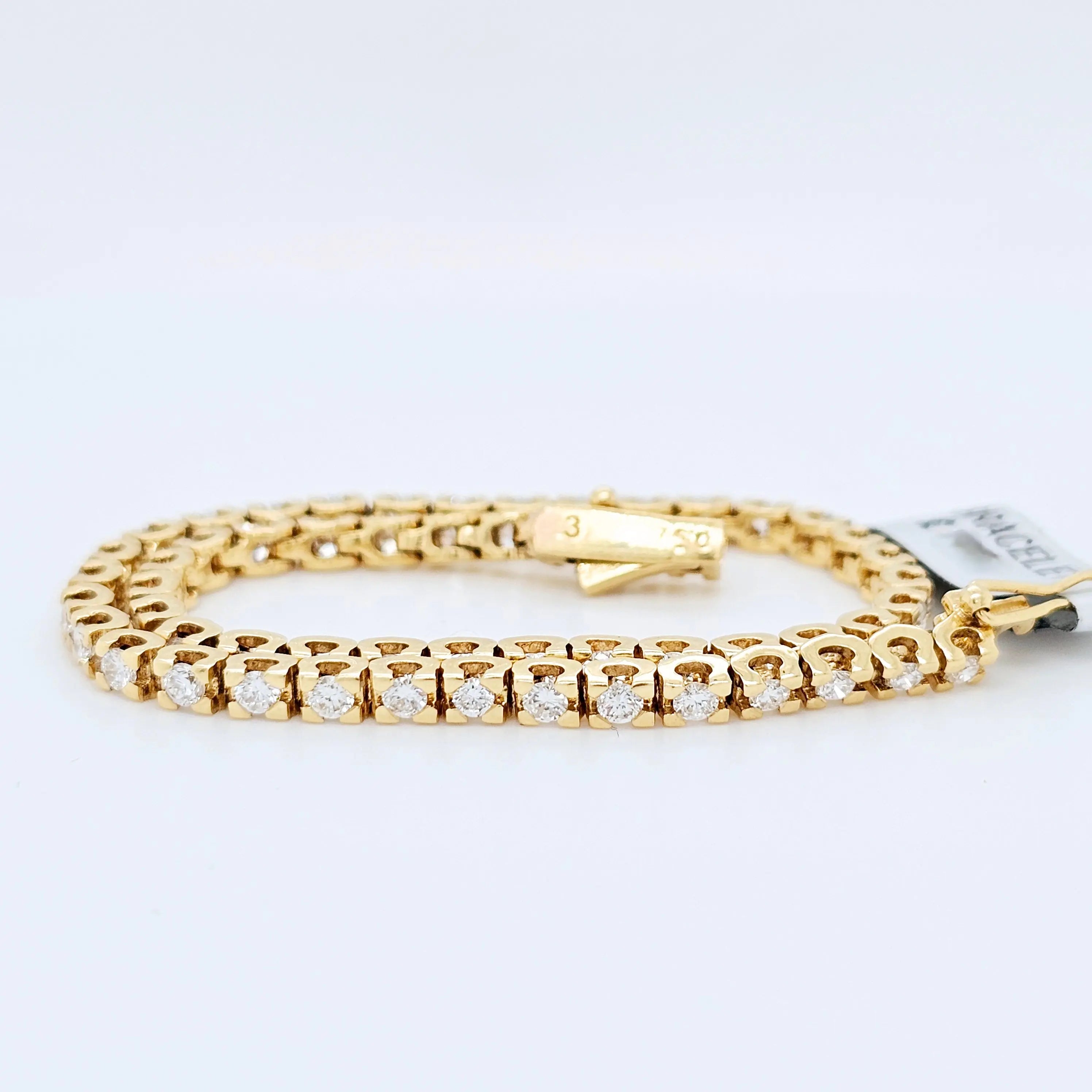 Gold tennis bracelet | Diamond tennis bracelet | Yellow gold bracelet Chloe's Jewellers