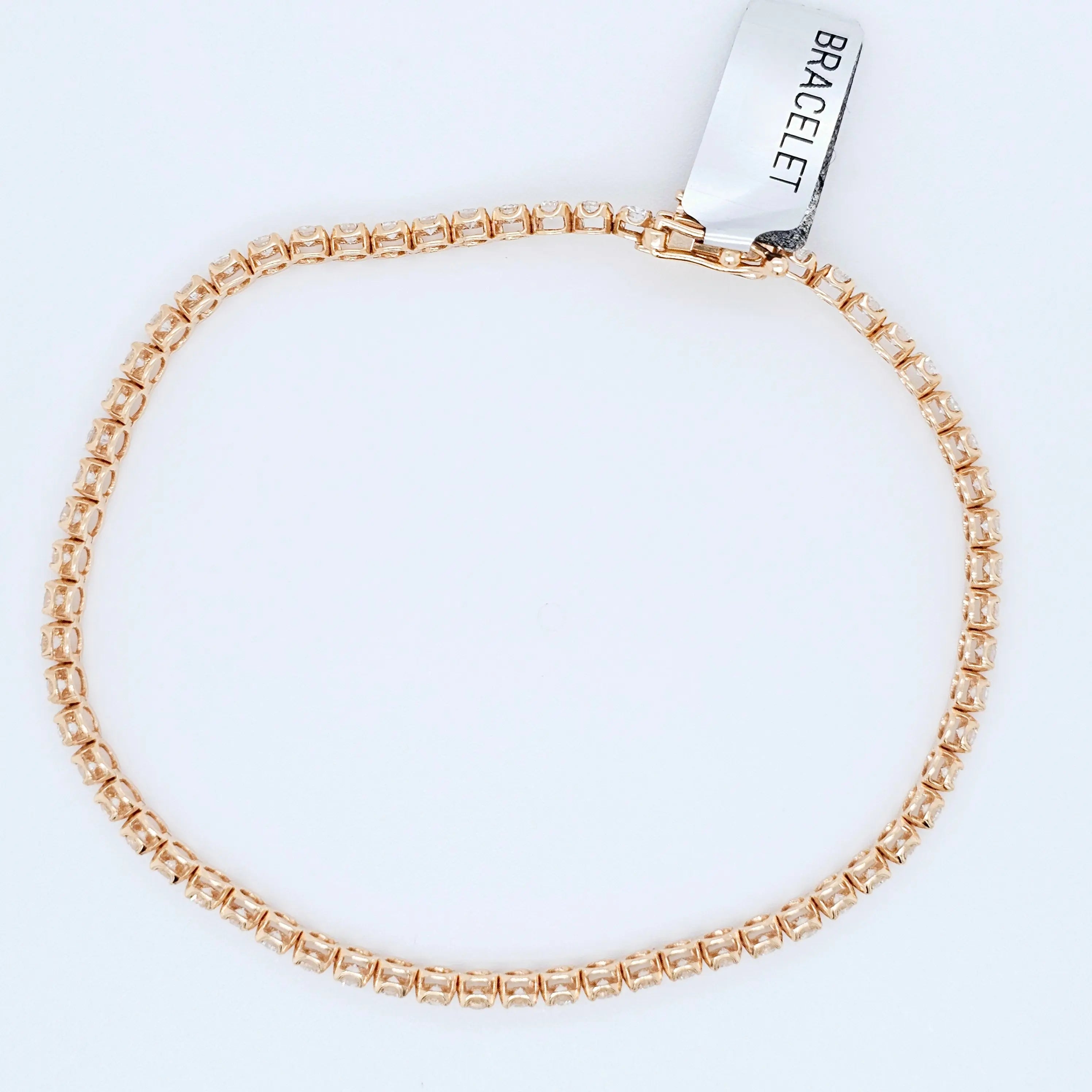 Tennis bracelet | Women's gold tennis bracelet | 7 inches (Resizable) Chloe's Jewellers