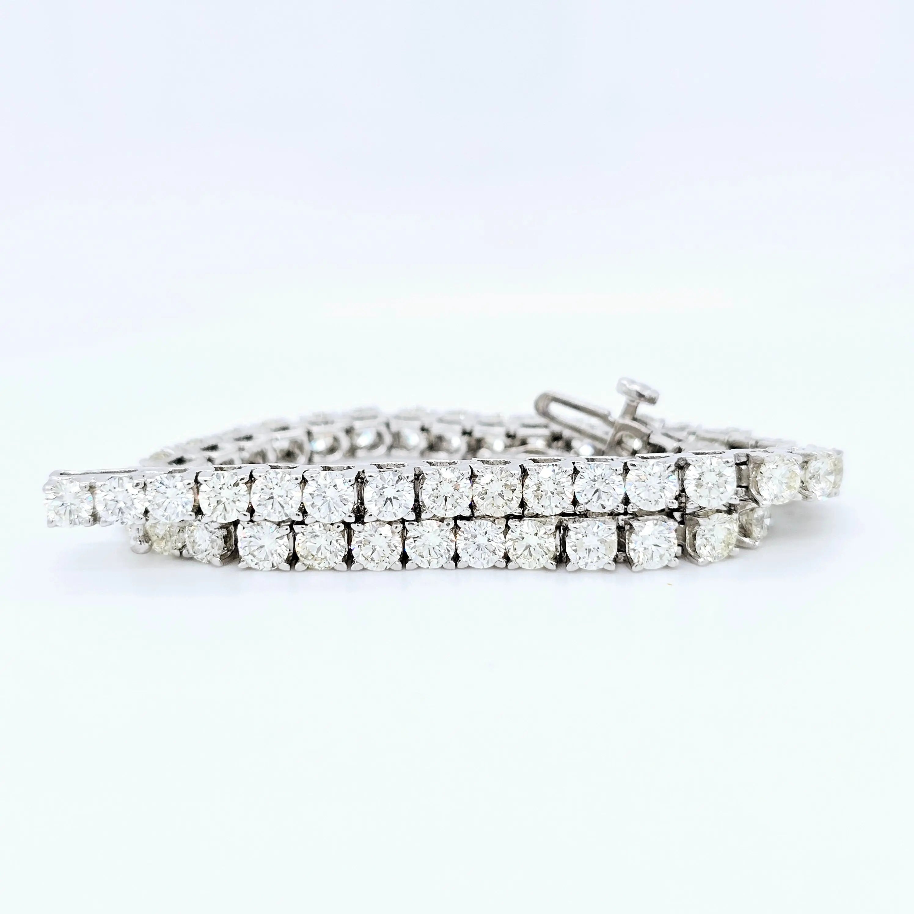 White gold diamond bracelet | Gold and Diamond tennis bracelet Chloe's Jewellers