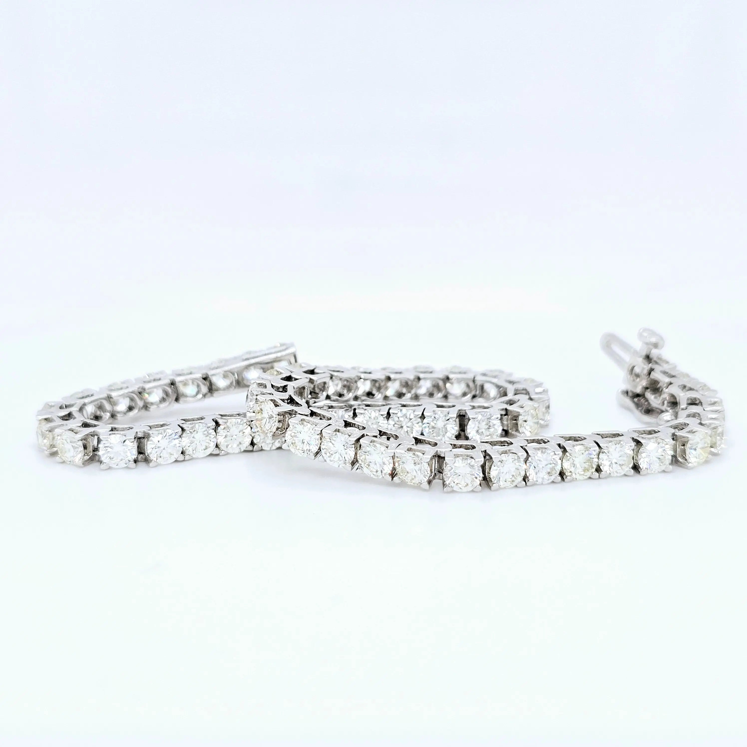 White gold diamond bracelet | Gold and Diamond tennis bracelet Chloe's Jewellers