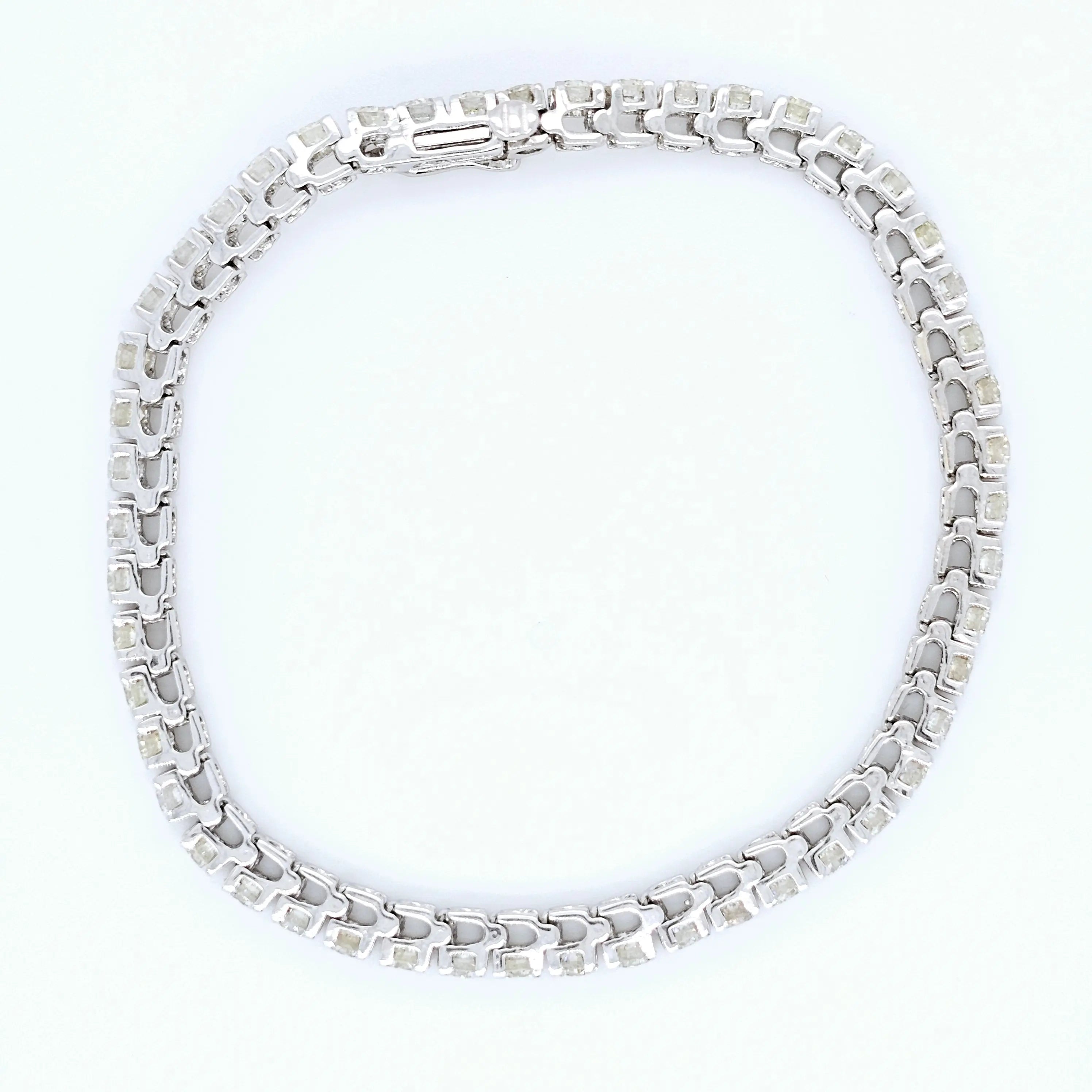 White gold diamond bracelet | Gold and Diamond tennis bracelet Chloe's Jewellers