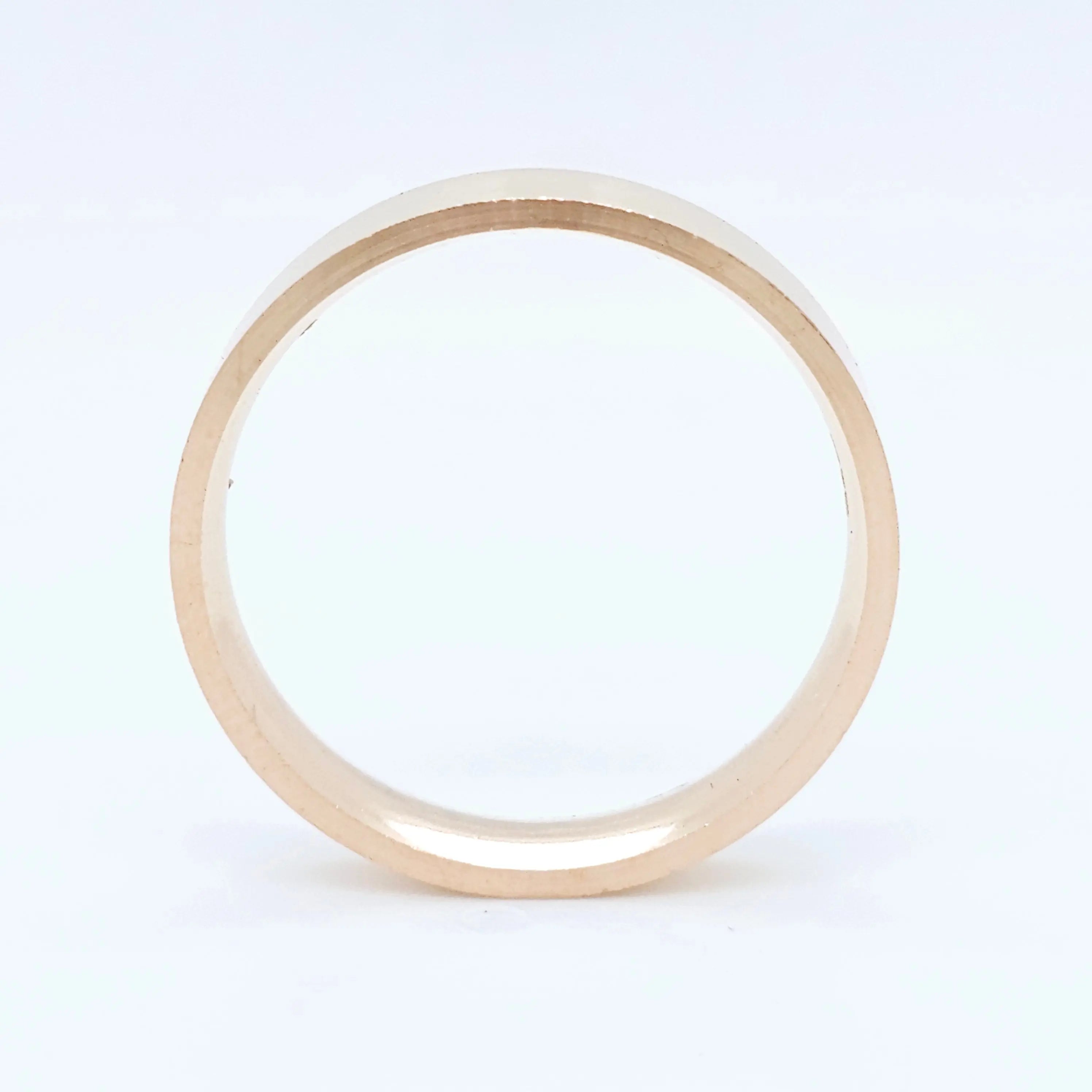 Wedding rings for him | Mens gold wedding bands | Size - R 1/2 | 5.00 mm Chloe's Jewellers