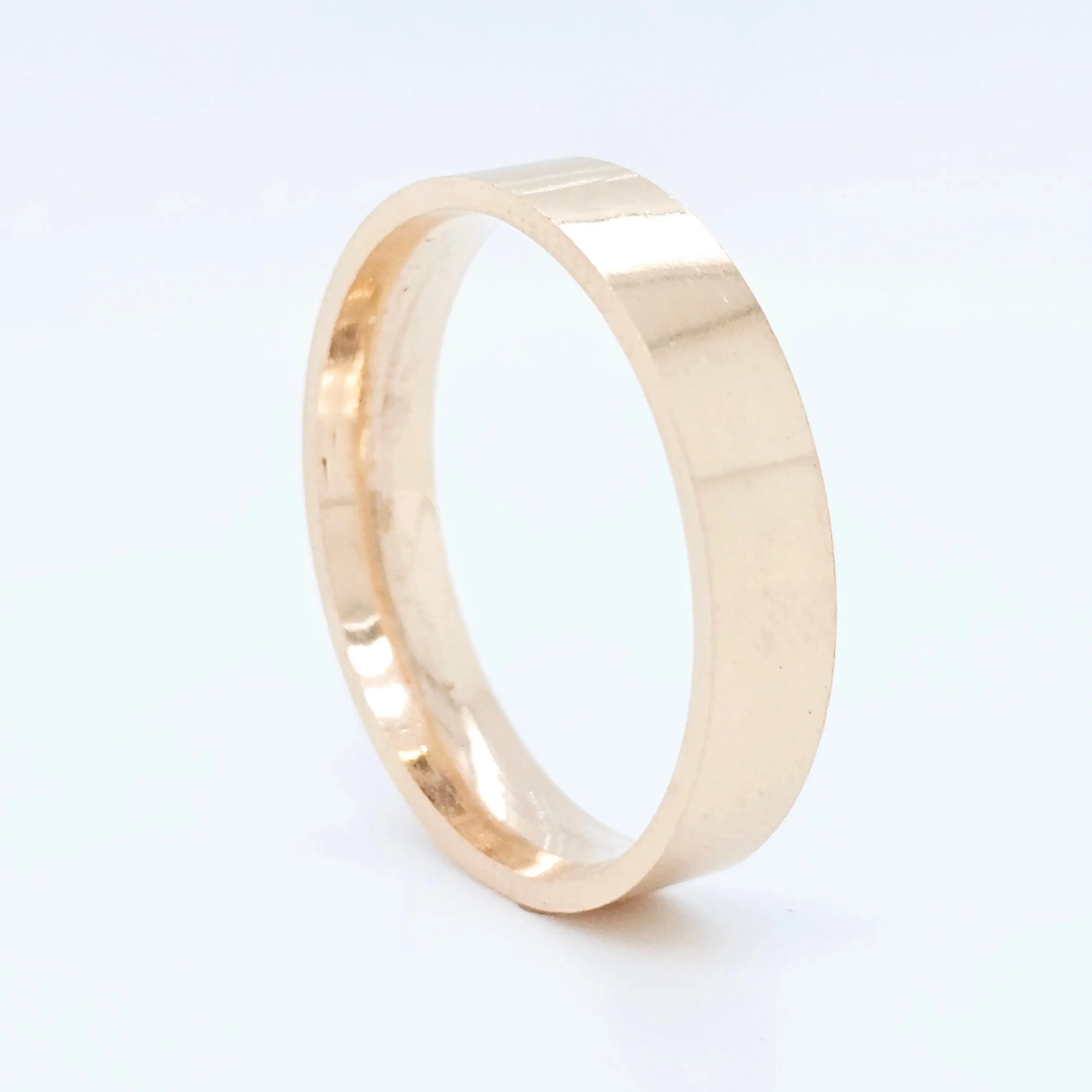 Wedding rings for him | Mens gold wedding bands | Size - R 1/2 | 5.00 mm Chloe's Jewellers