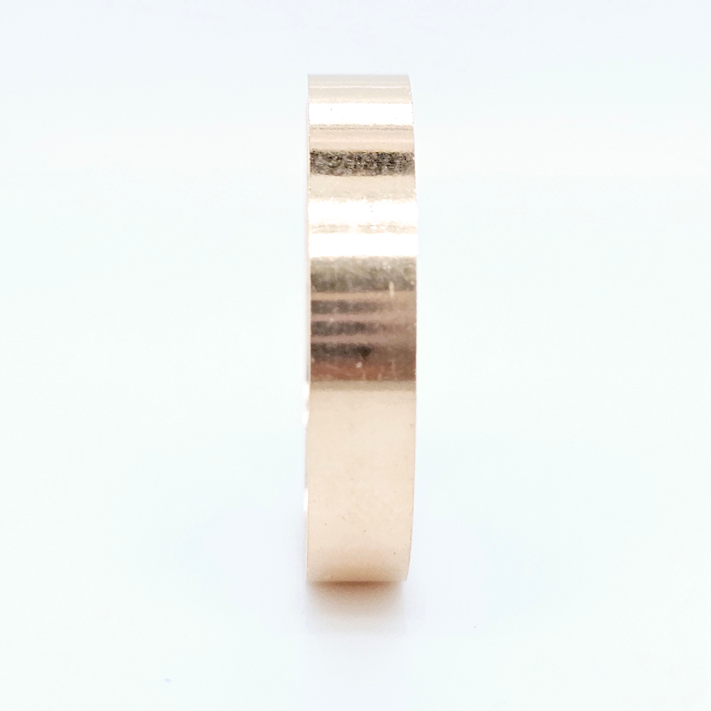 Wedding rings for him | Mens gold wedding bands | Size - R 1/2 | 5.00 mm Chloe's Jewellers
