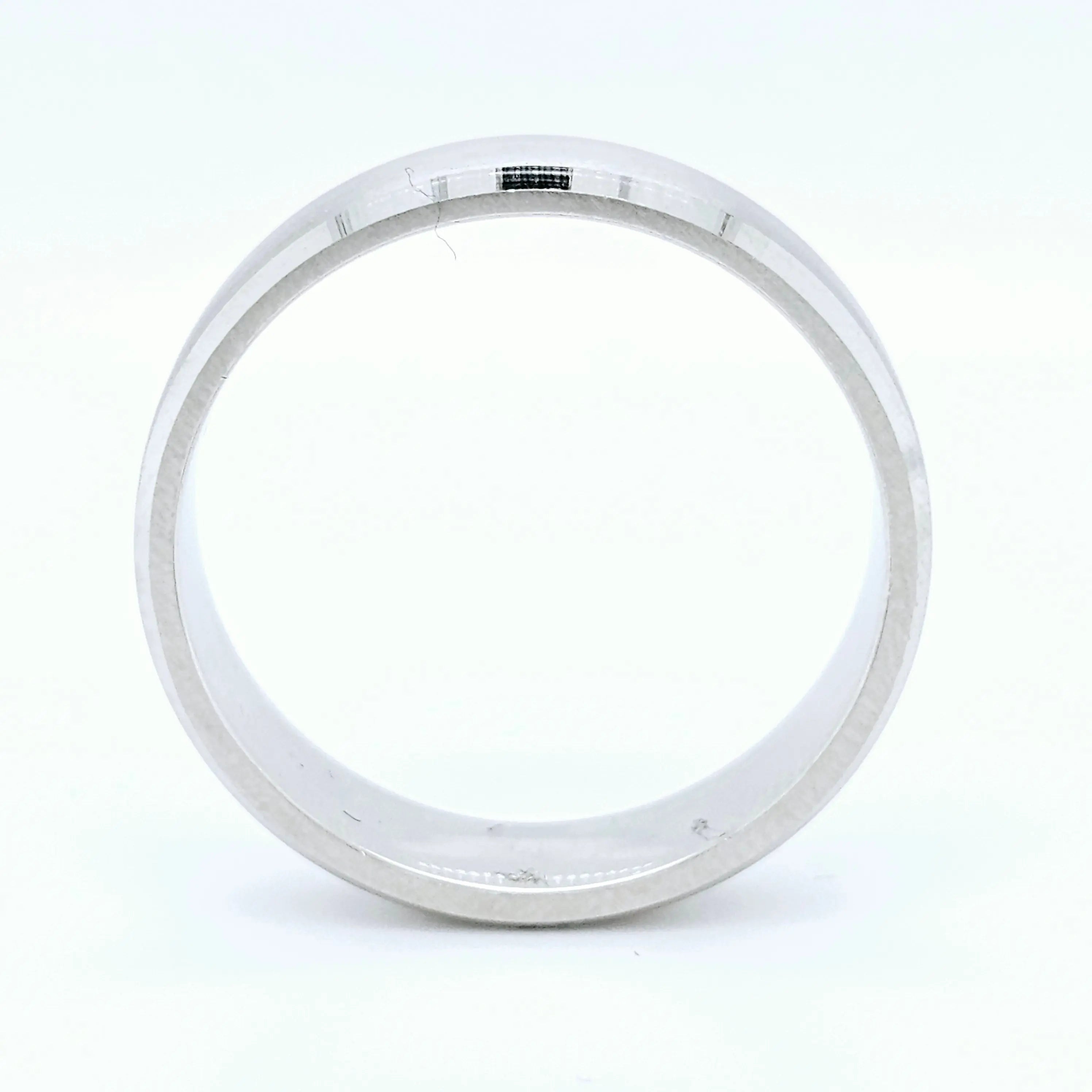 Men's wedding band | Platinum wedding bands | Size - U | 6.00 mm Chloe's Jewellers