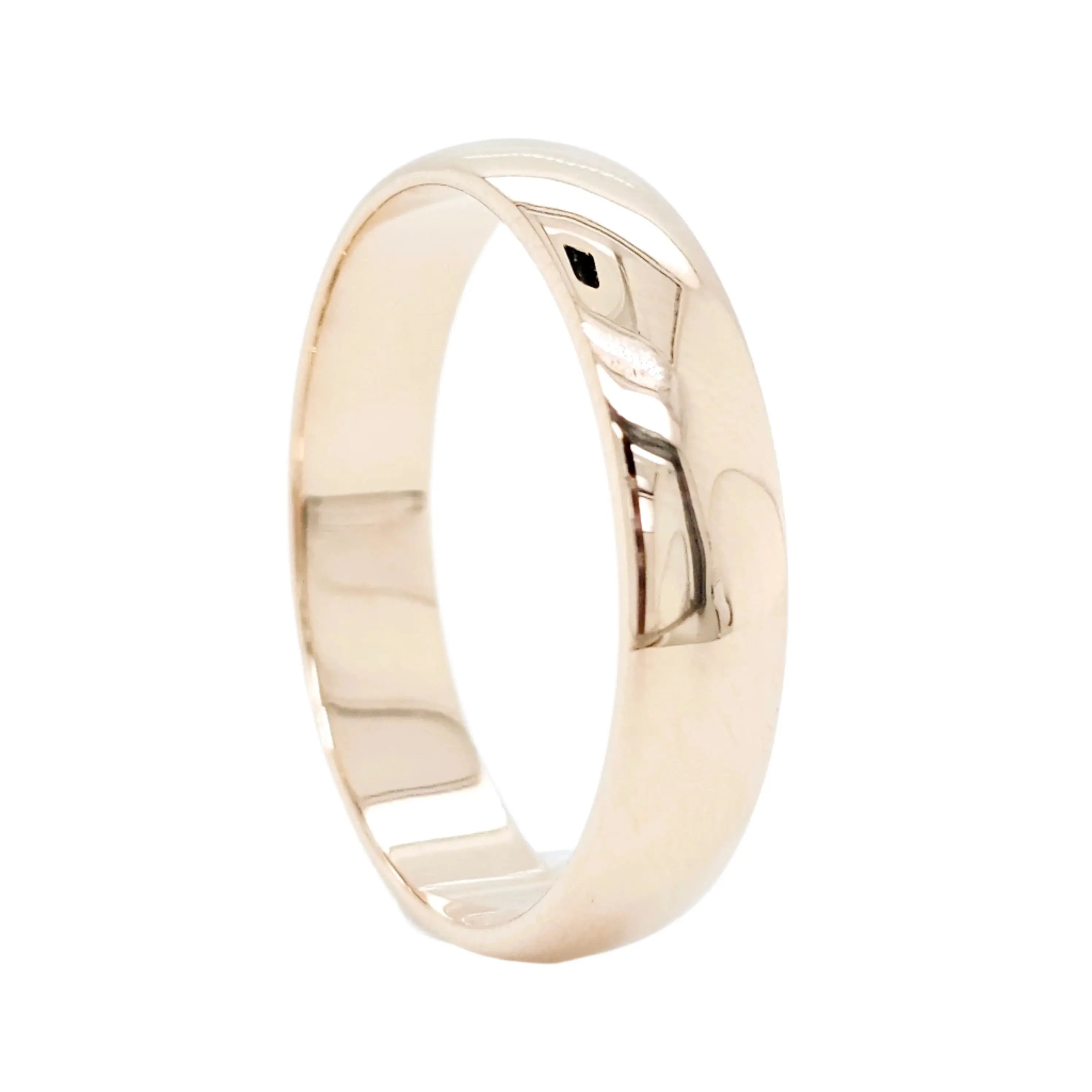 Male wedding bands | Best wedding rings | Men's gold band | Size - S | 5.00 mm Chloe's Jewellers