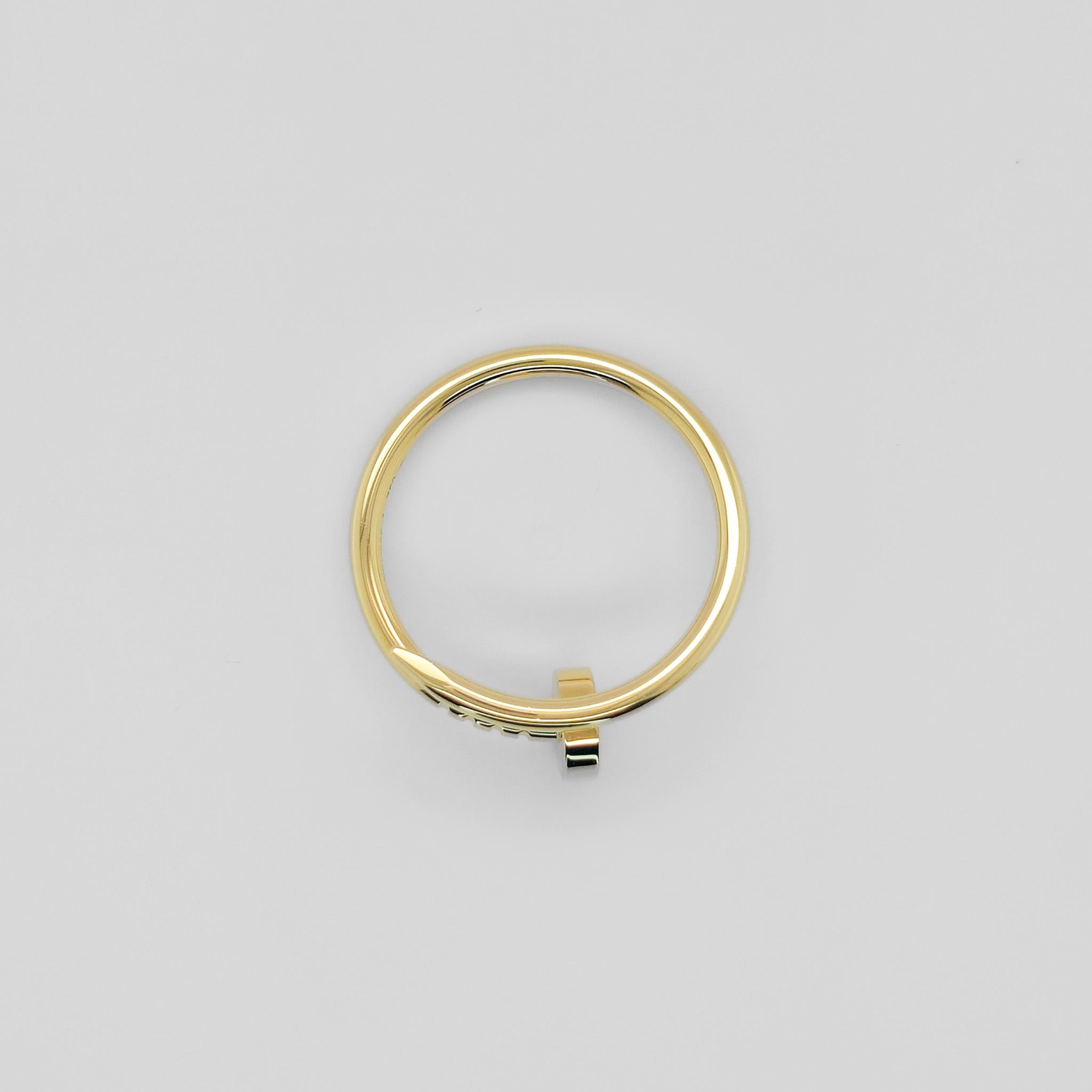 Cartier Juste Un Clou Ring, Small Model, Size 53, 18ct Yellow Gold