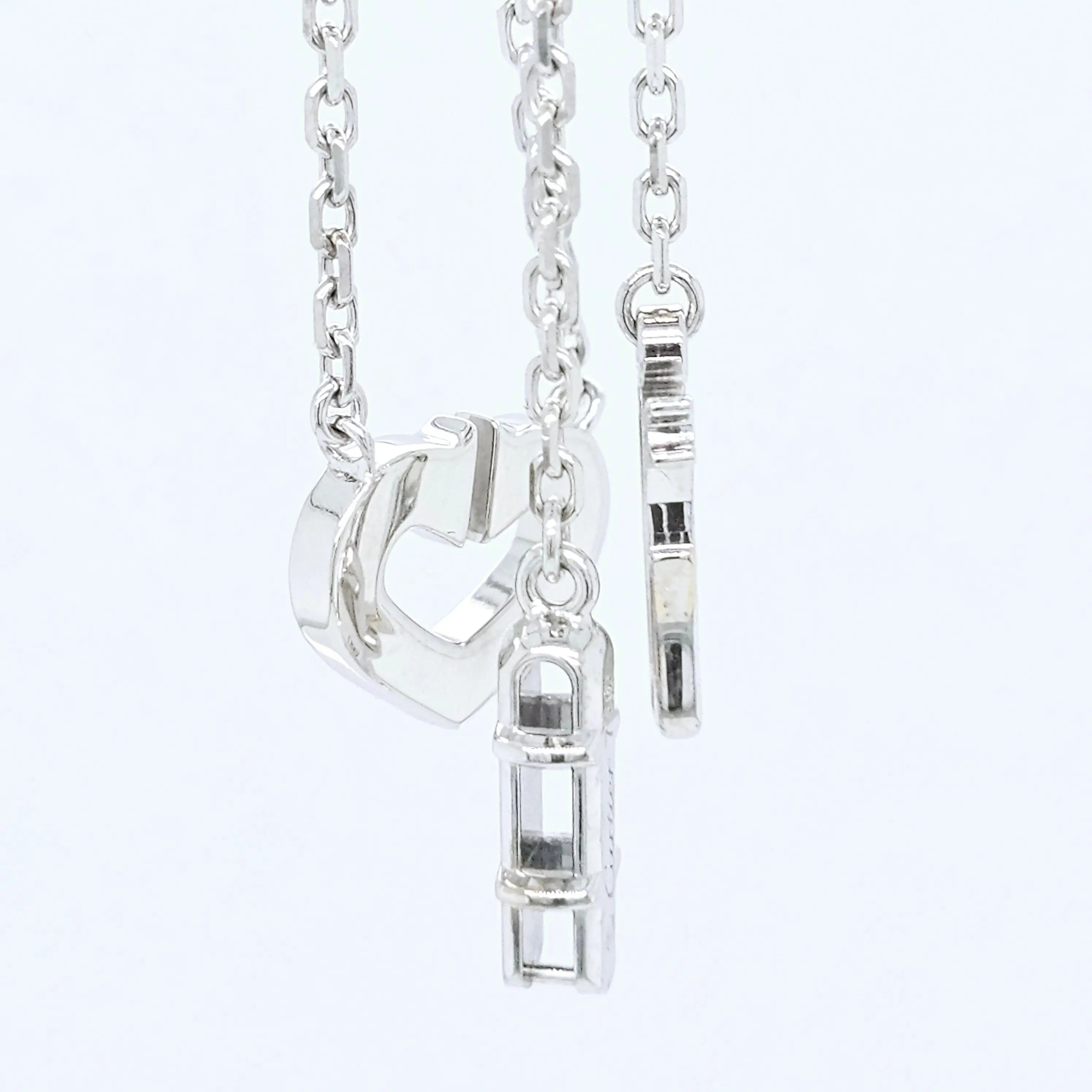 Pre-Owned Cartier C of Heart Diamond Pendant – 18ct White Gold Chloe's Jewellers