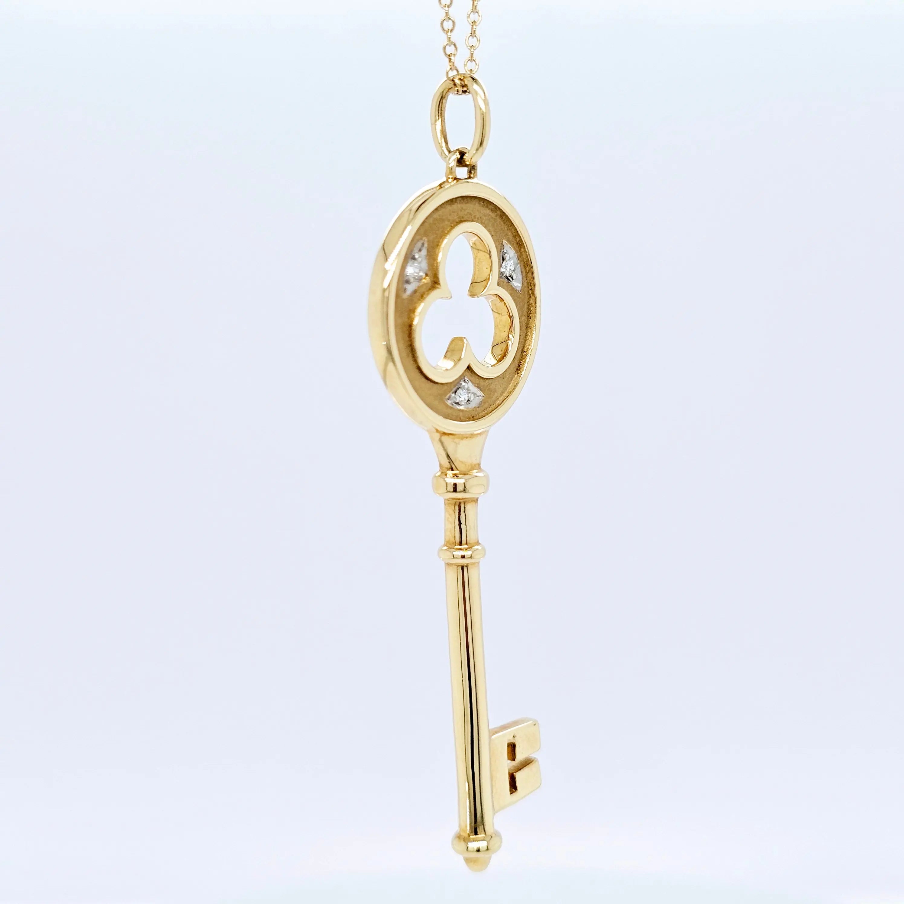 Pre-Owned | Tiffany & Co Clover Key Necklace Chloe's Jewellers