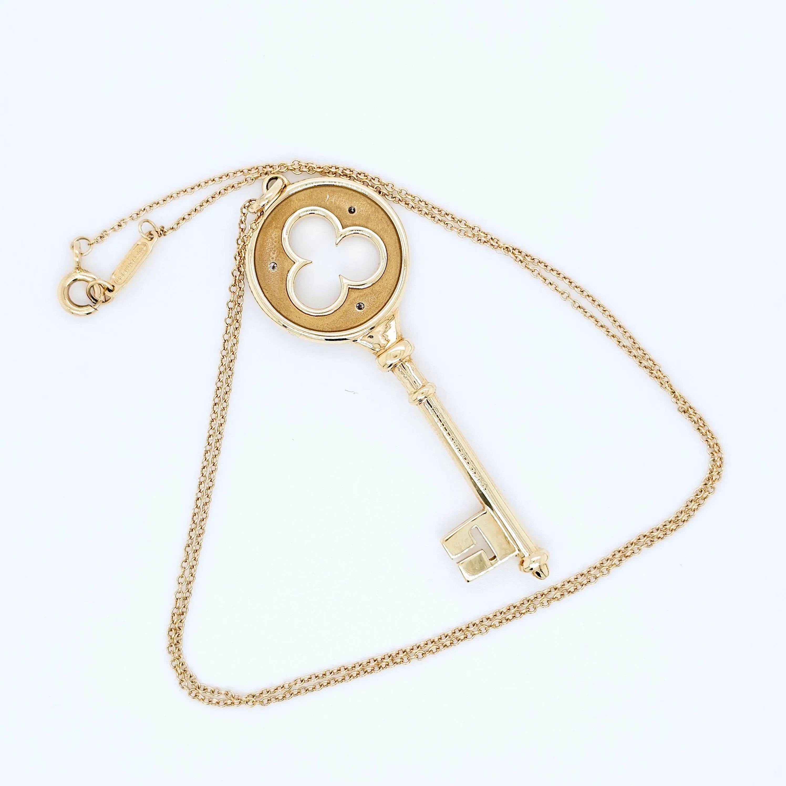 Pre-Owned | Tiffany & Co Clover Key Necklace Chloe's Jewellers
