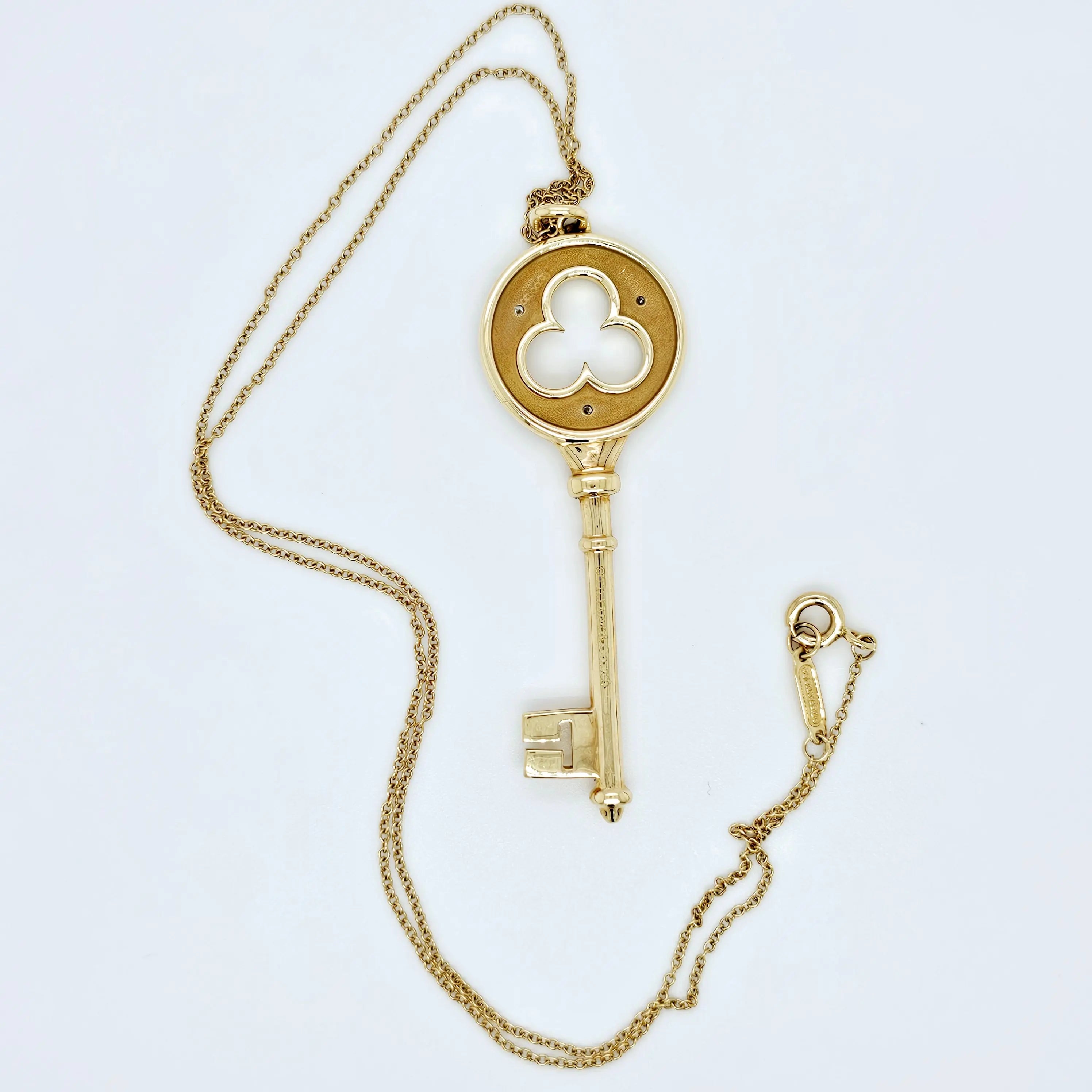 Pre-Owned | Tiffany & Co Clover Key Necklace Chloe's Jewellers