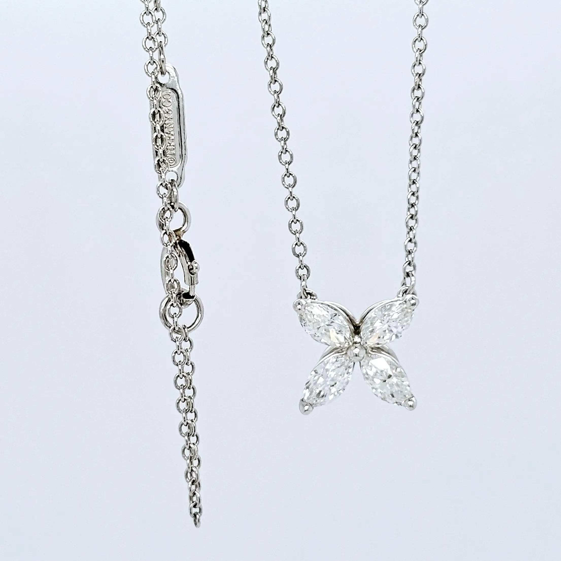 Tiffany & Co. Victoria Pendant, Medium Size, Platinum Chloe's Jewellers