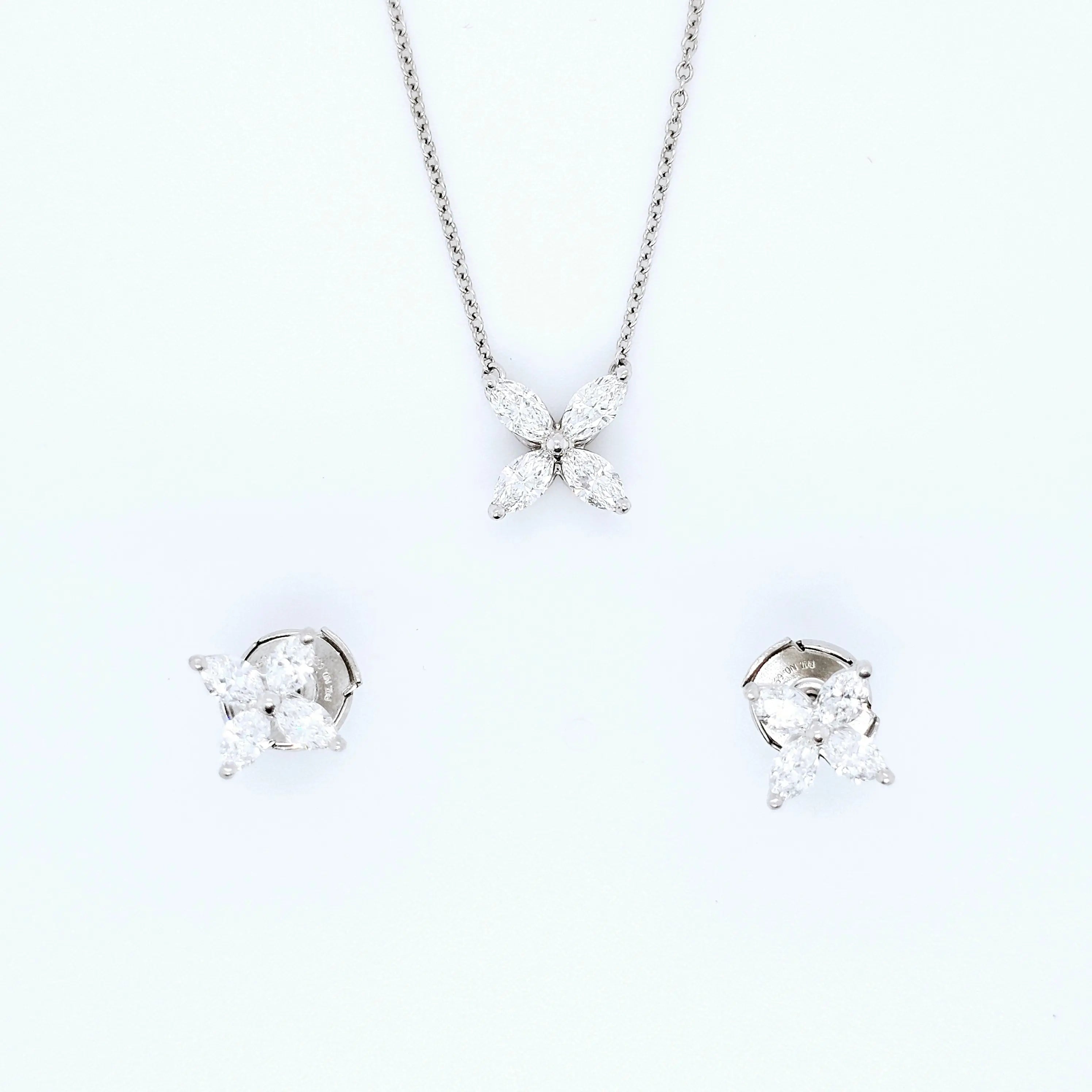 Tiffany & Co. Victoria Pendant, Medium Size, Platinum Chloe's Jewellers