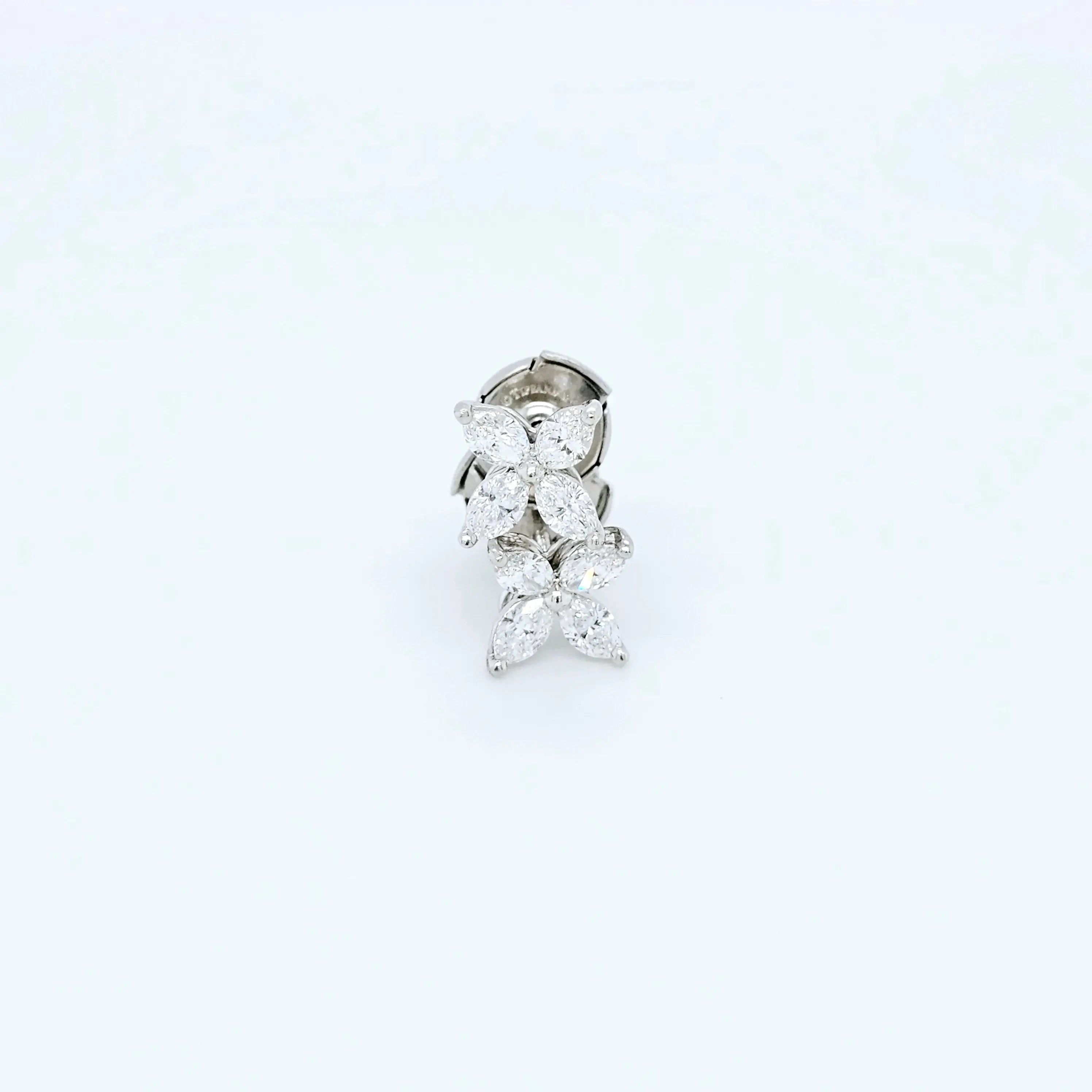 Tiffany & Co. Victoria Earrings, Small Size, Platinum Chloe's Jewellers