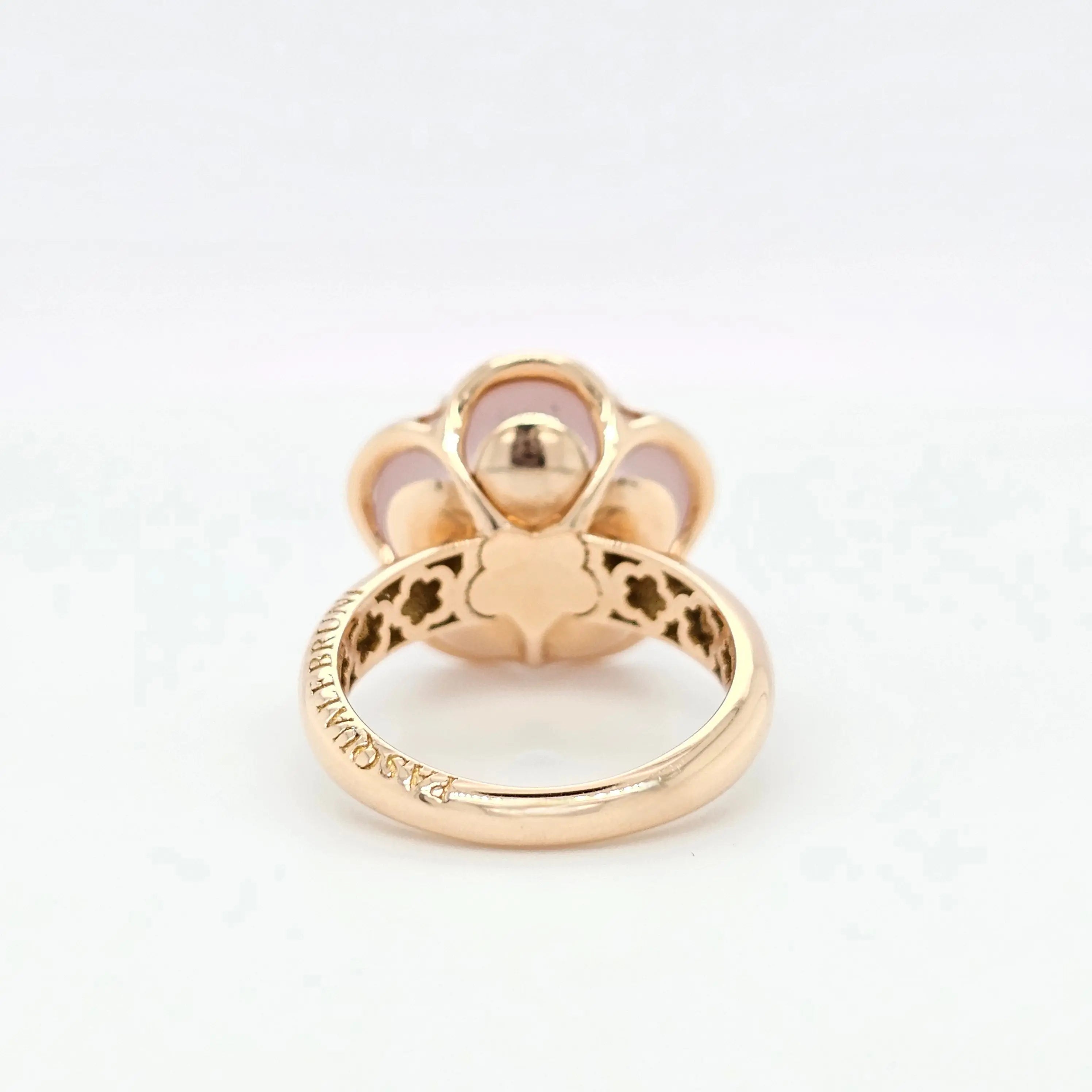 Pre-Owned | Pasquale Bruni Bon Ton Diamond & Rose Quartz Ring, 18K Rose Gold Chloe's Jewellers