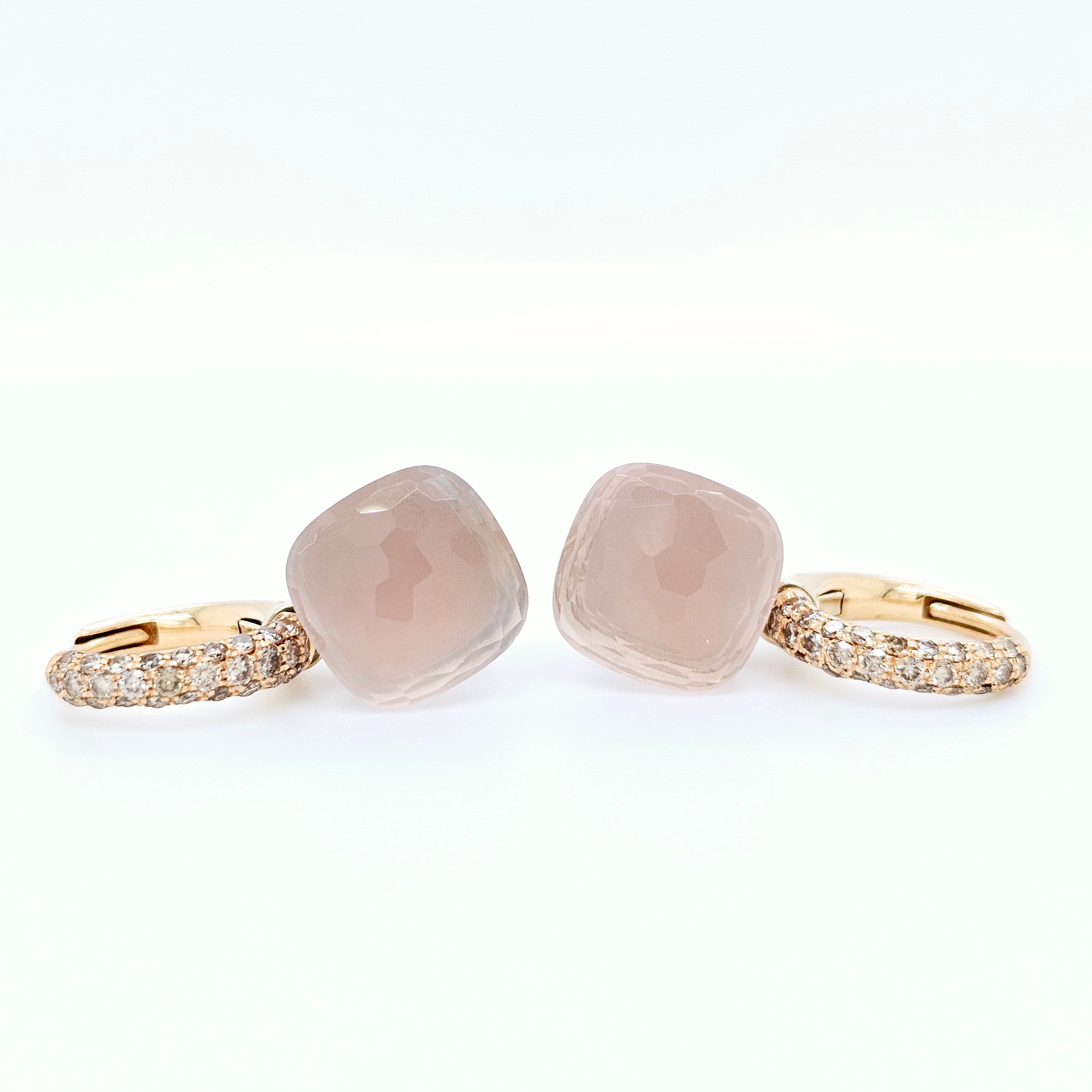 Pre-Owned Pomellato Nudo Classic Earrings | 14.80ct Stones, 18K Gold Chloe's Jewellers