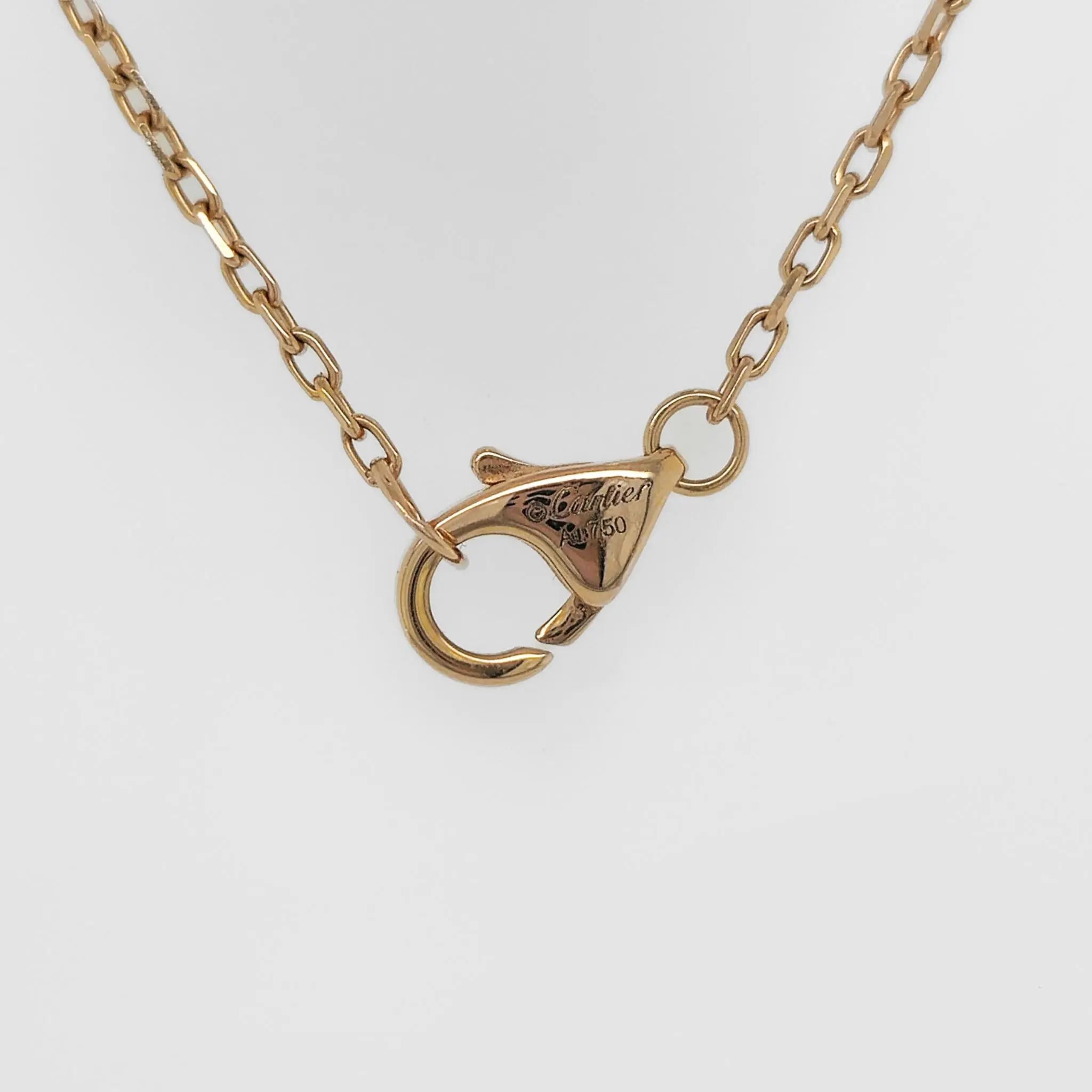 Messika Paris Baby Move 3 Diamonds & Pave Set Diamond Necklace, 18ct Rose Gold Chloe's Jewellers