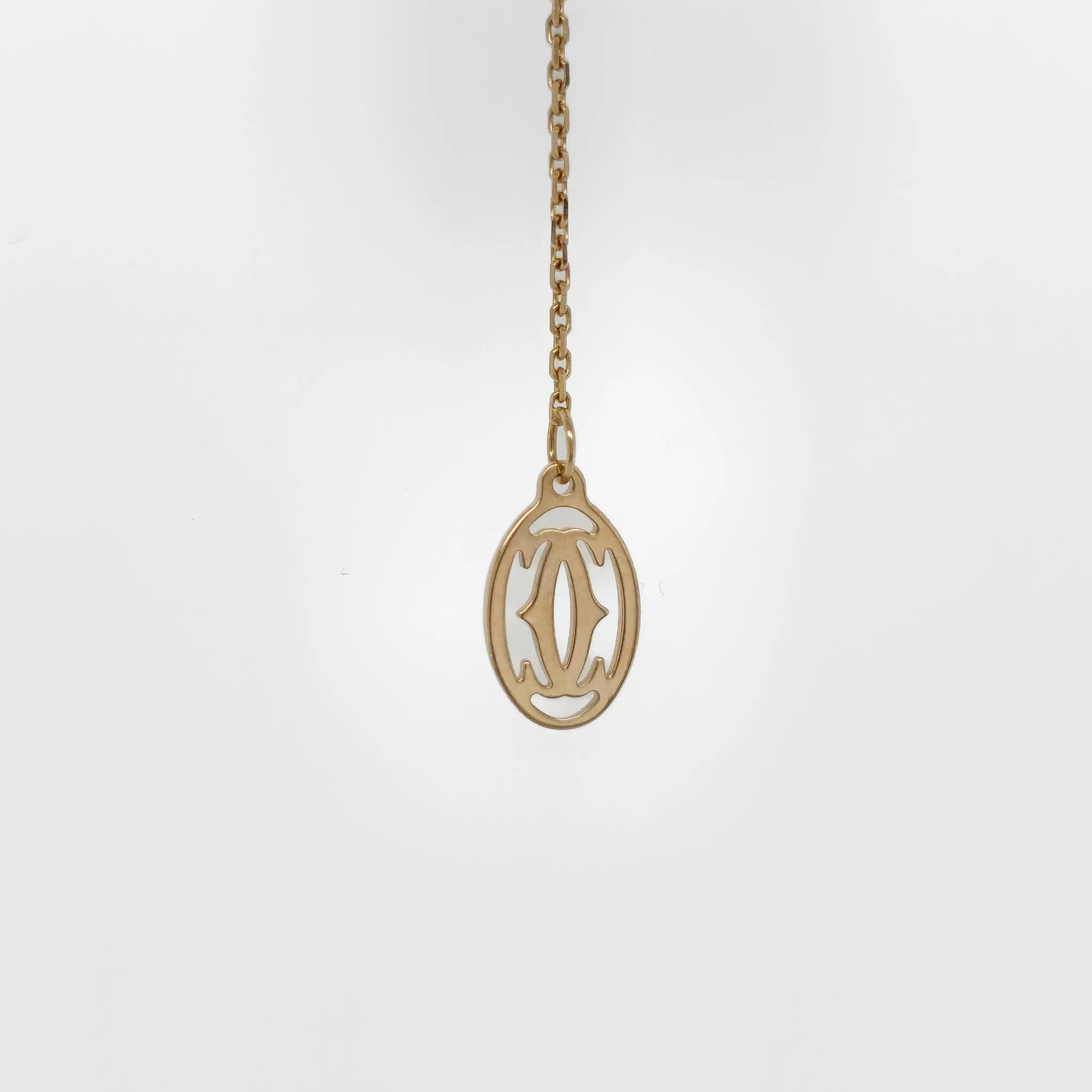 Cartier C De Cartier Necklace, 0.71ct Round Cut Diamond , 18ct Rose gold Chloe's Jewellers
